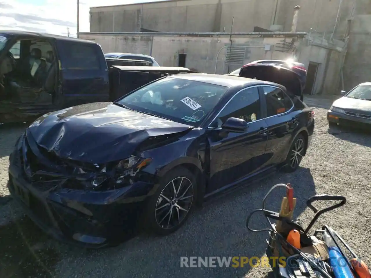 2 Photograph of a damaged car 4T1G11AK0MU527726 TOYOTA CAMRY 2021