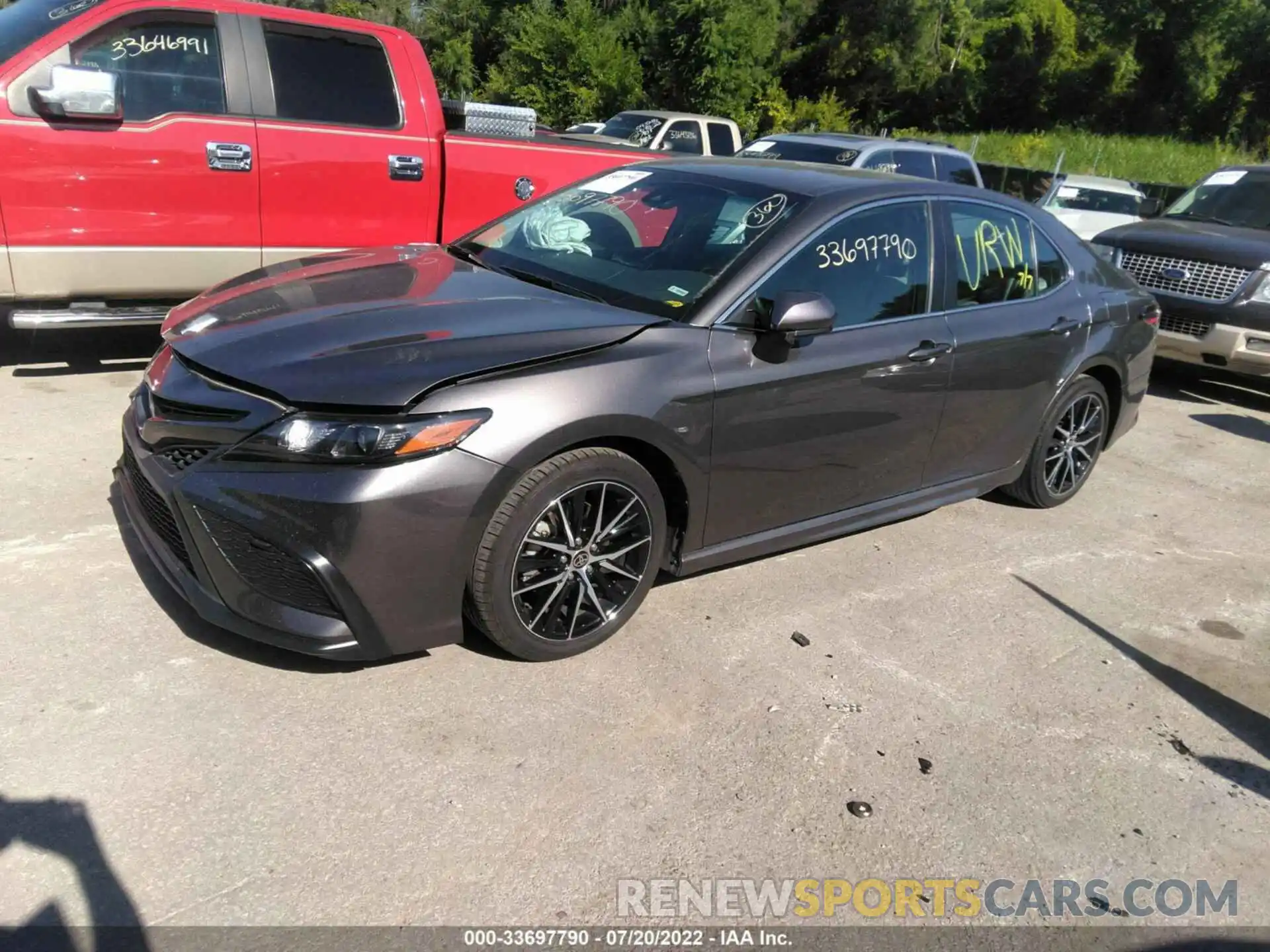 2 Photograph of a damaged car 4T1G11AK0MU533994 TOYOTA CAMRY 2021