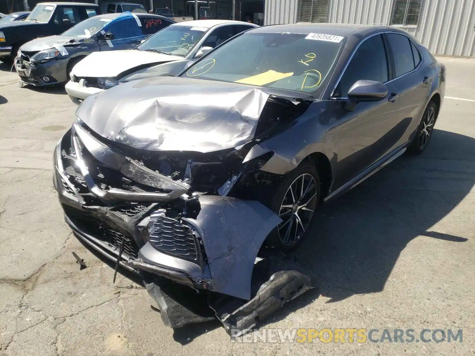 2 Photograph of a damaged car 4T1G11AK0MU536734 TOYOTA CAMRY 2021