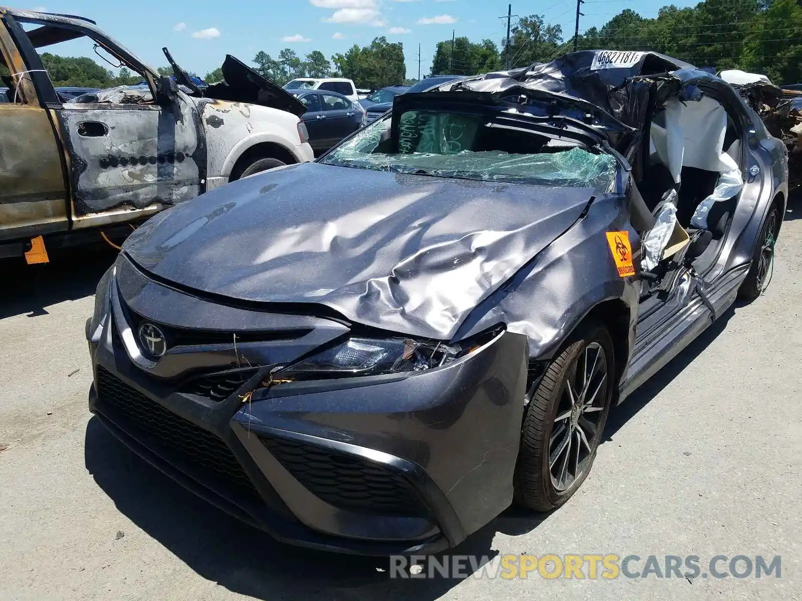 2 Photograph of a damaged car 4T1G11AK0MU542520 TOYOTA CAMRY 2021