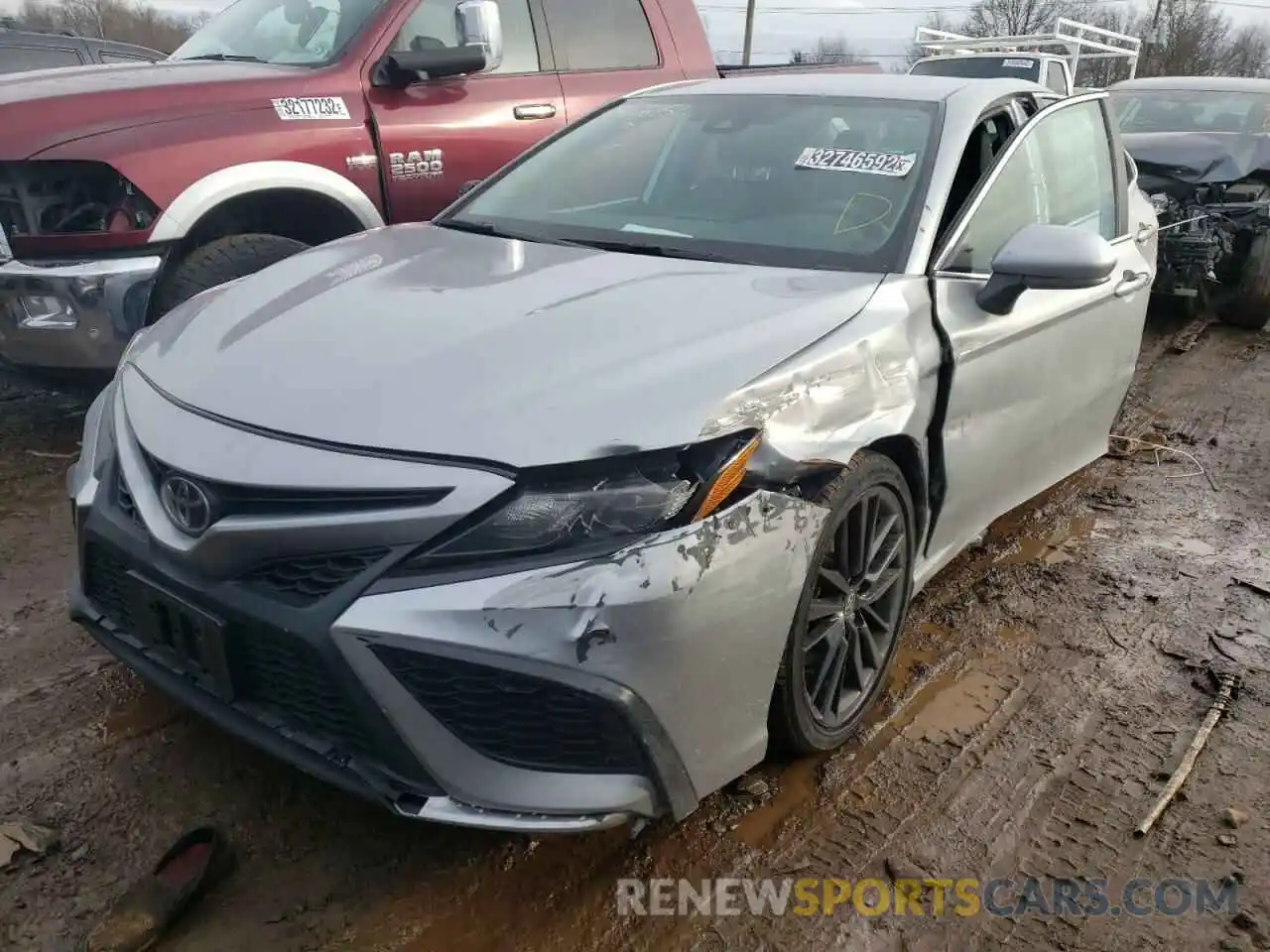 2 Photograph of a damaged car 4T1G11AK0MU546129 TOYOTA CAMRY 2021