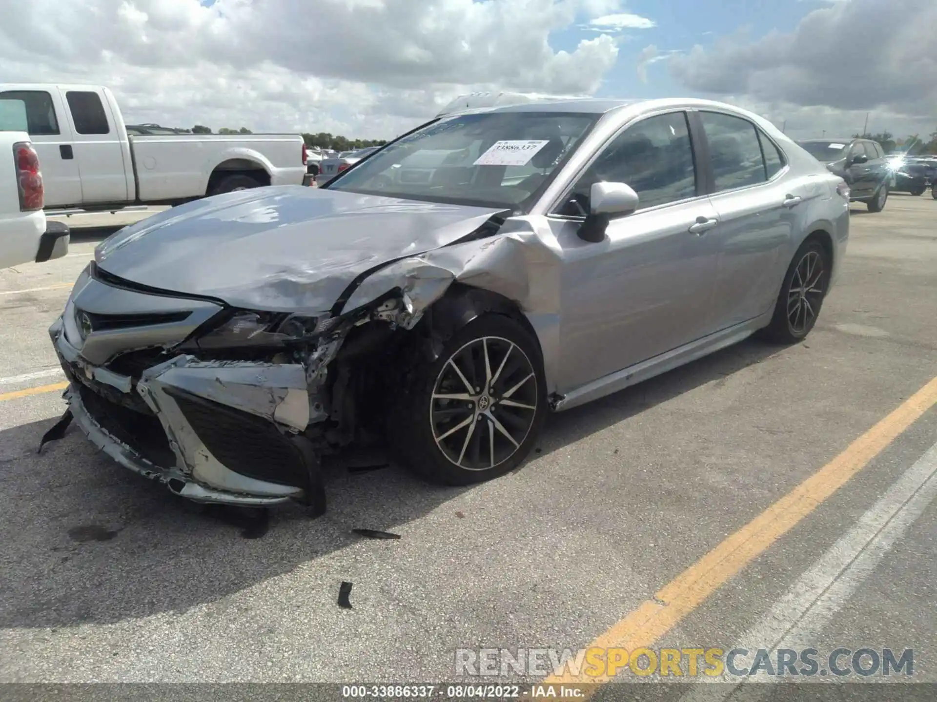 2 Photograph of a damaged car 4T1G11AK0MU549306 TOYOTA CAMRY 2021