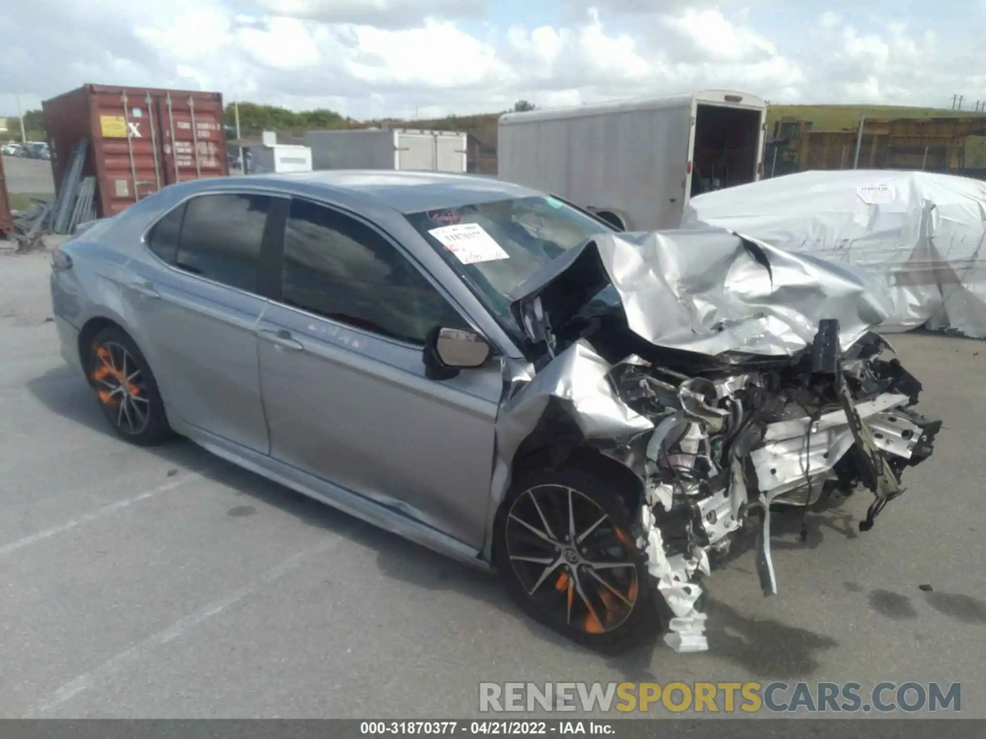 1 Photograph of a damaged car 4T1G11AK0MU559043 TOYOTA CAMRY 2021