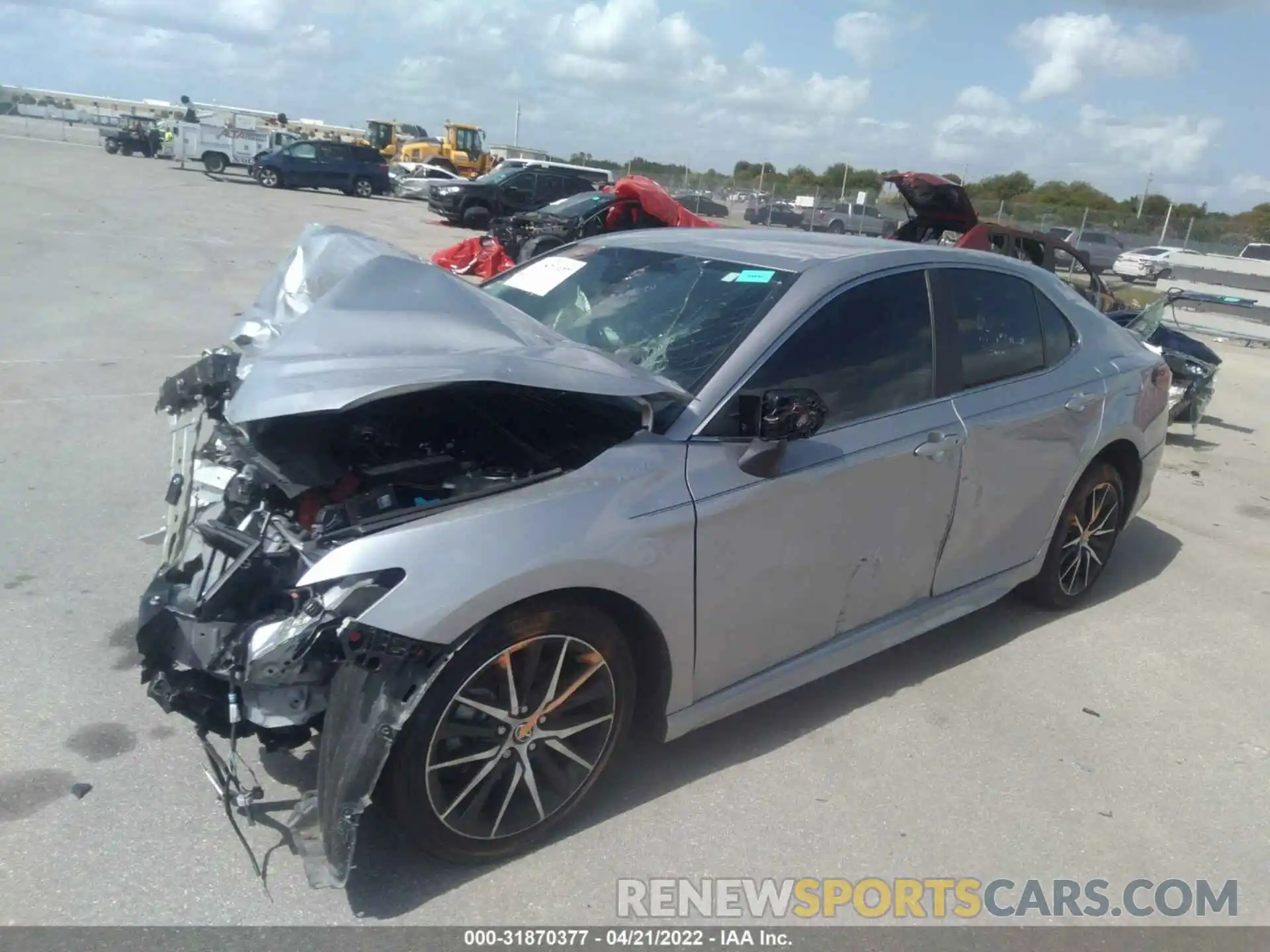 2 Photograph of a damaged car 4T1G11AK0MU559043 TOYOTA CAMRY 2021