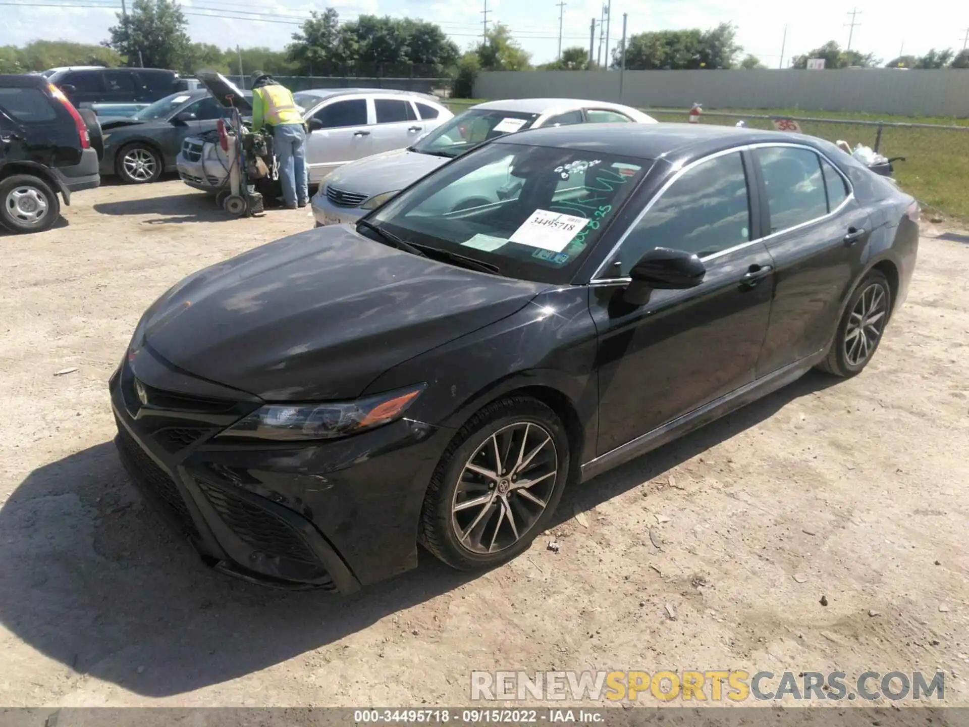 2 Photograph of a damaged car 4T1G11AK0MU561133 TOYOTA CAMRY 2021