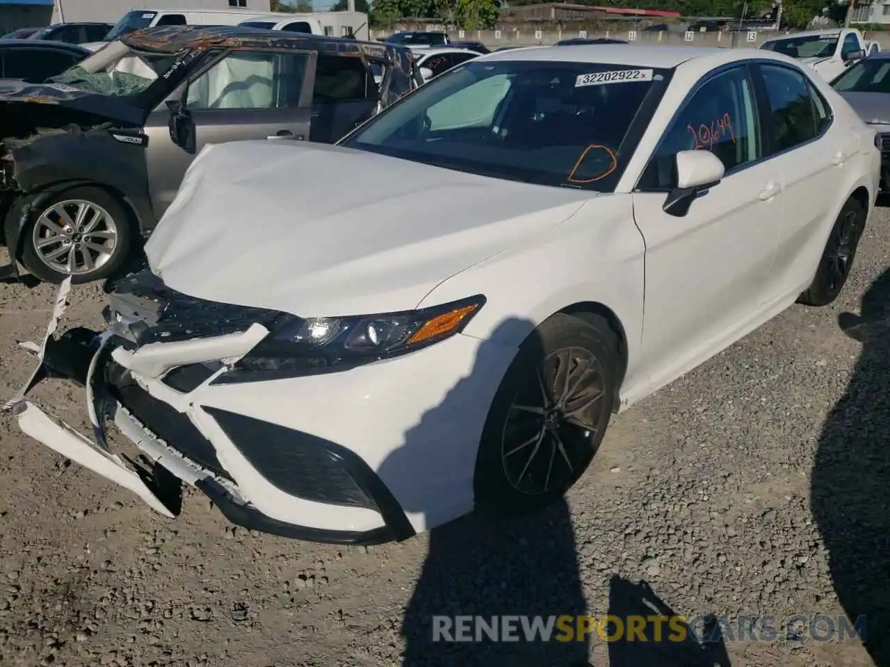 2 Photograph of a damaged car 4T1G11AK0MU571127 TOYOTA CAMRY 2021