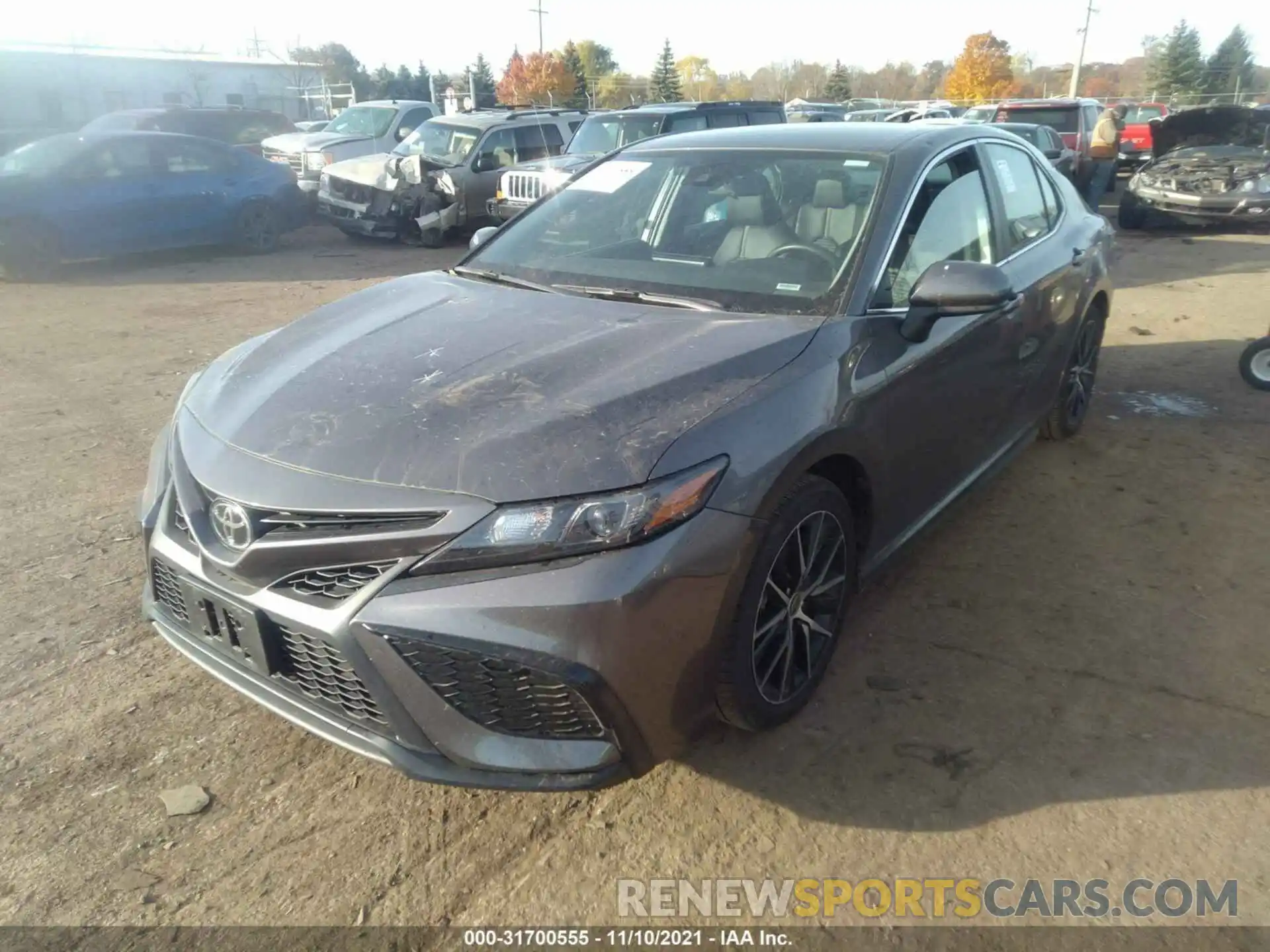 2 Photograph of a damaged car 4T1G11AK0MU577719 TOYOTA CAMRY 2021