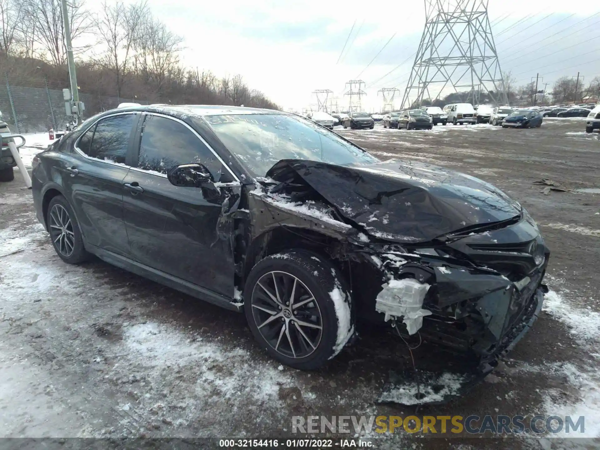 1 Photograph of a damaged car 4T1G11AK0MU612632 TOYOTA CAMRY 2021