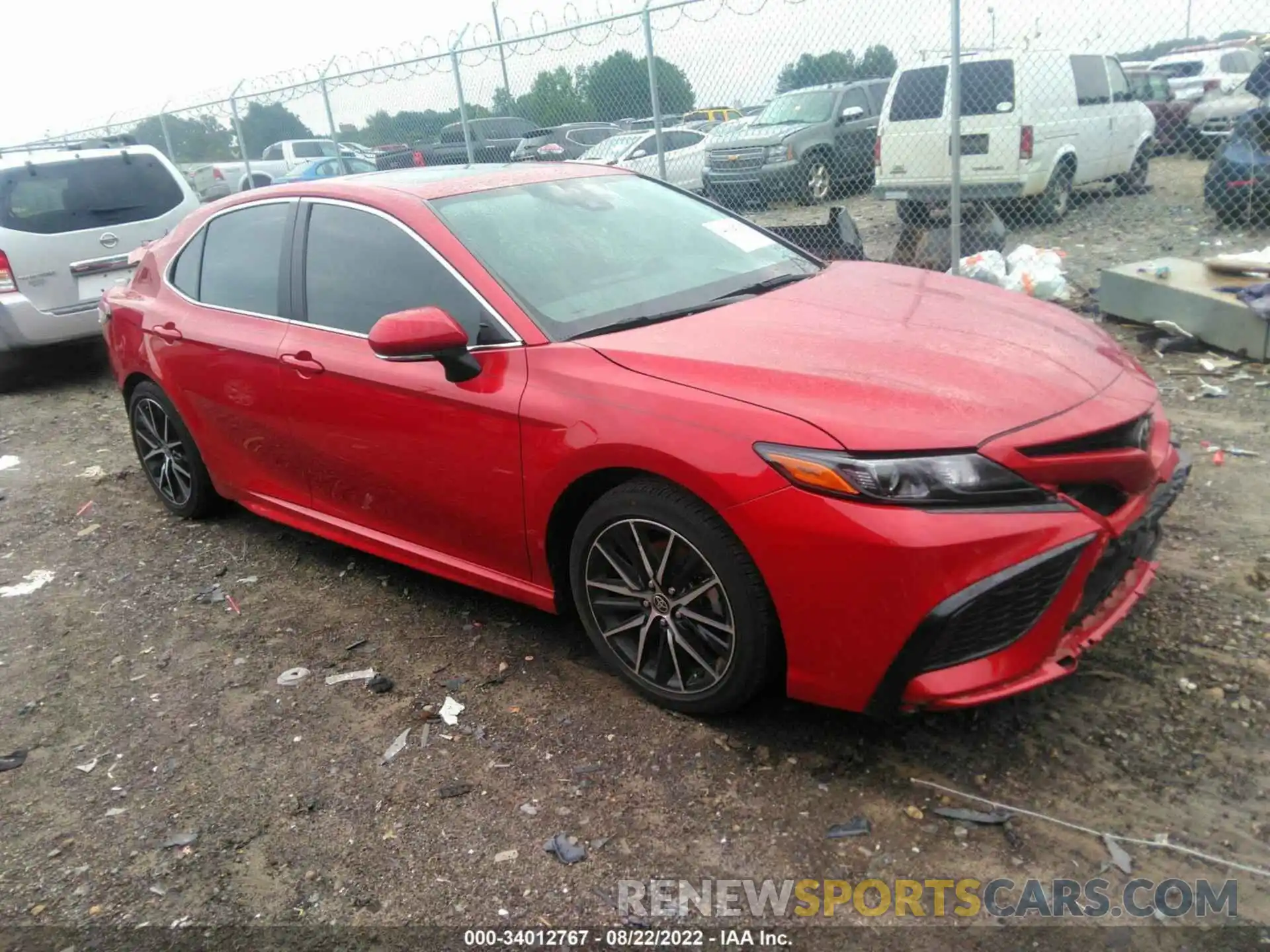 1 Photograph of a damaged car 4T1G11AK1MU406400 TOYOTA CAMRY 2021