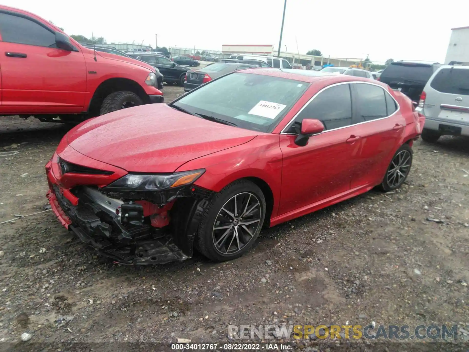 2 Photograph of a damaged car 4T1G11AK1MU406400 TOYOTA CAMRY 2021