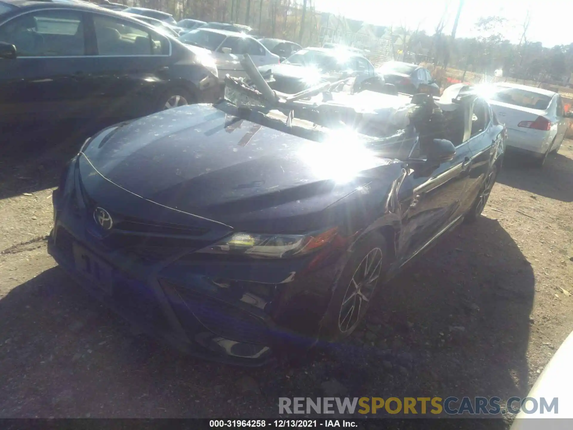 2 Photograph of a damaged car 4T1G11AK1MU411029 TOYOTA CAMRY 2021