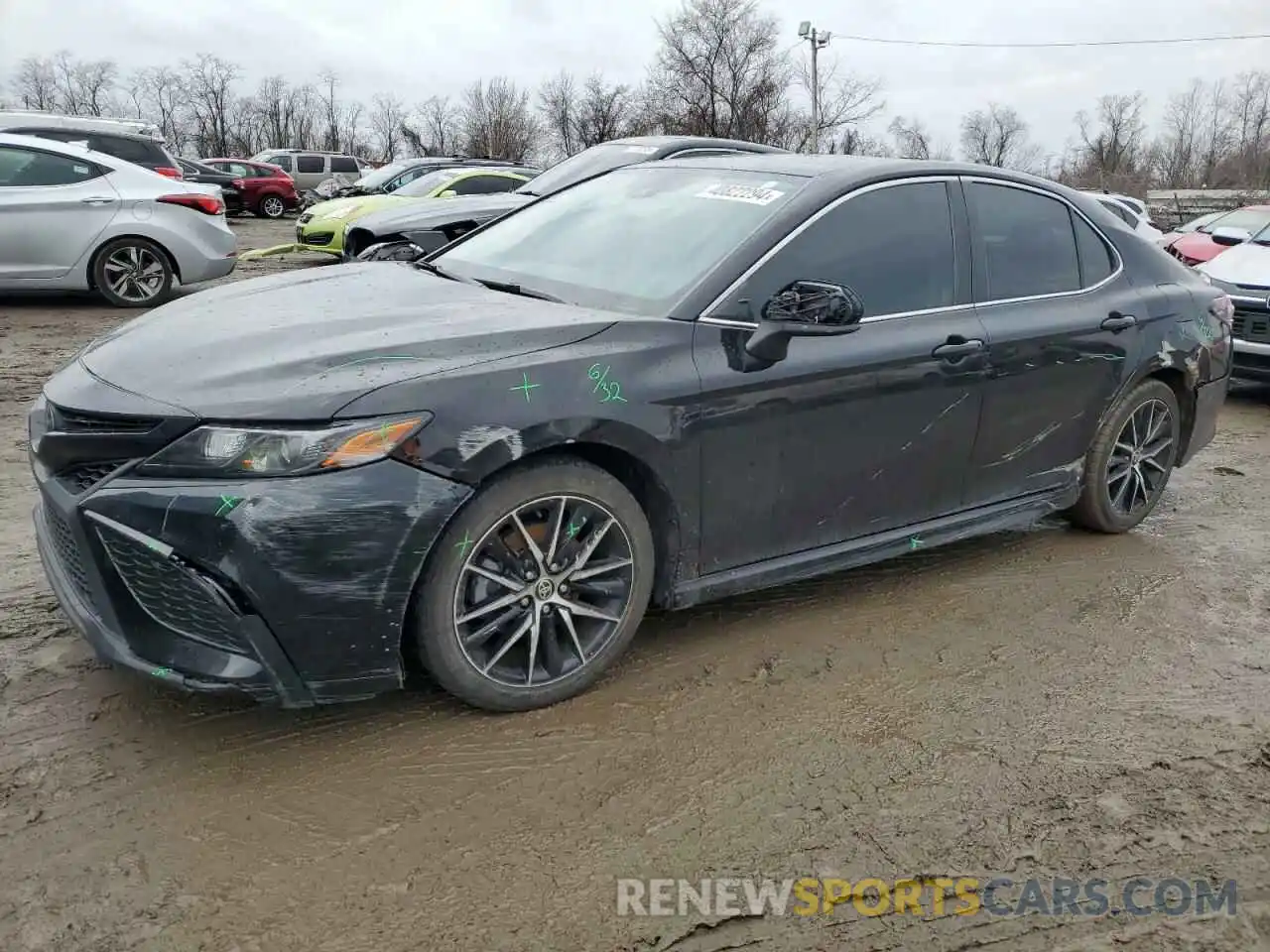 1 Photograph of a damaged car 4T1G11AK1MU411032 TOYOTA CAMRY 2021