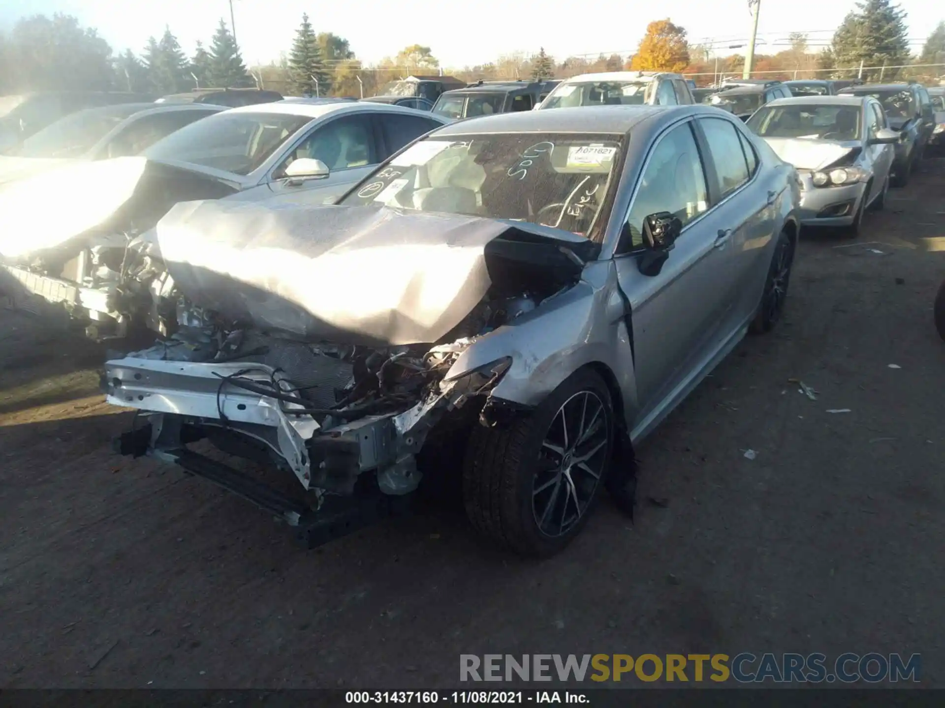 2 Photograph of a damaged car 4T1G11AK1MU413248 TOYOTA CAMRY 2021