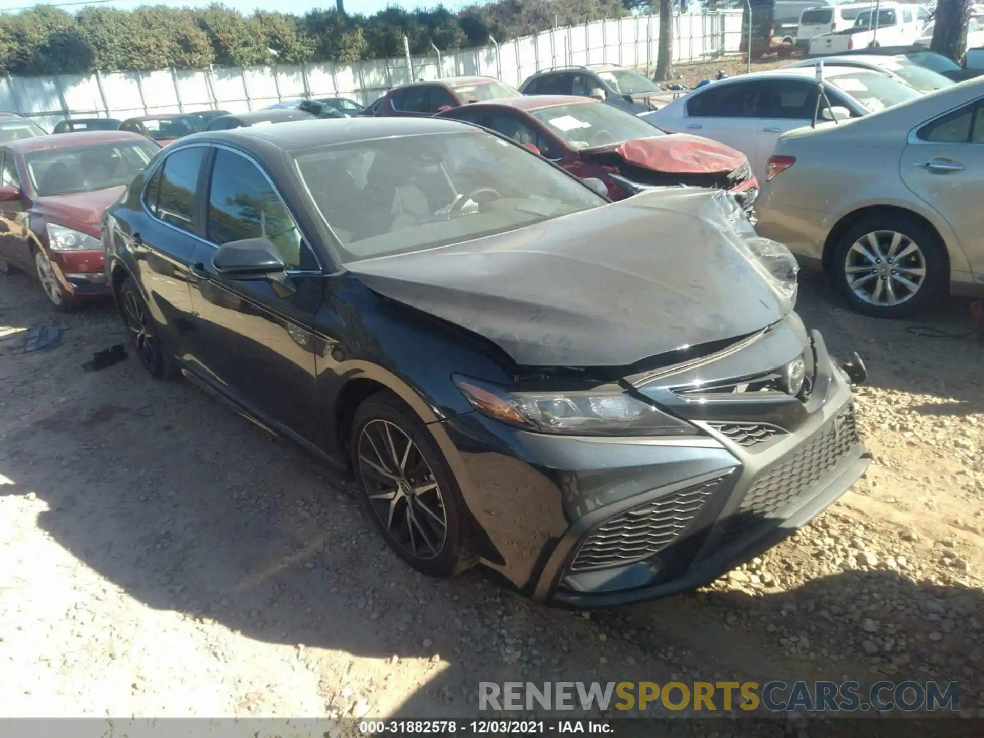 1 Photograph of a damaged car 4T1G11AK1MU413878 TOYOTA CAMRY 2021