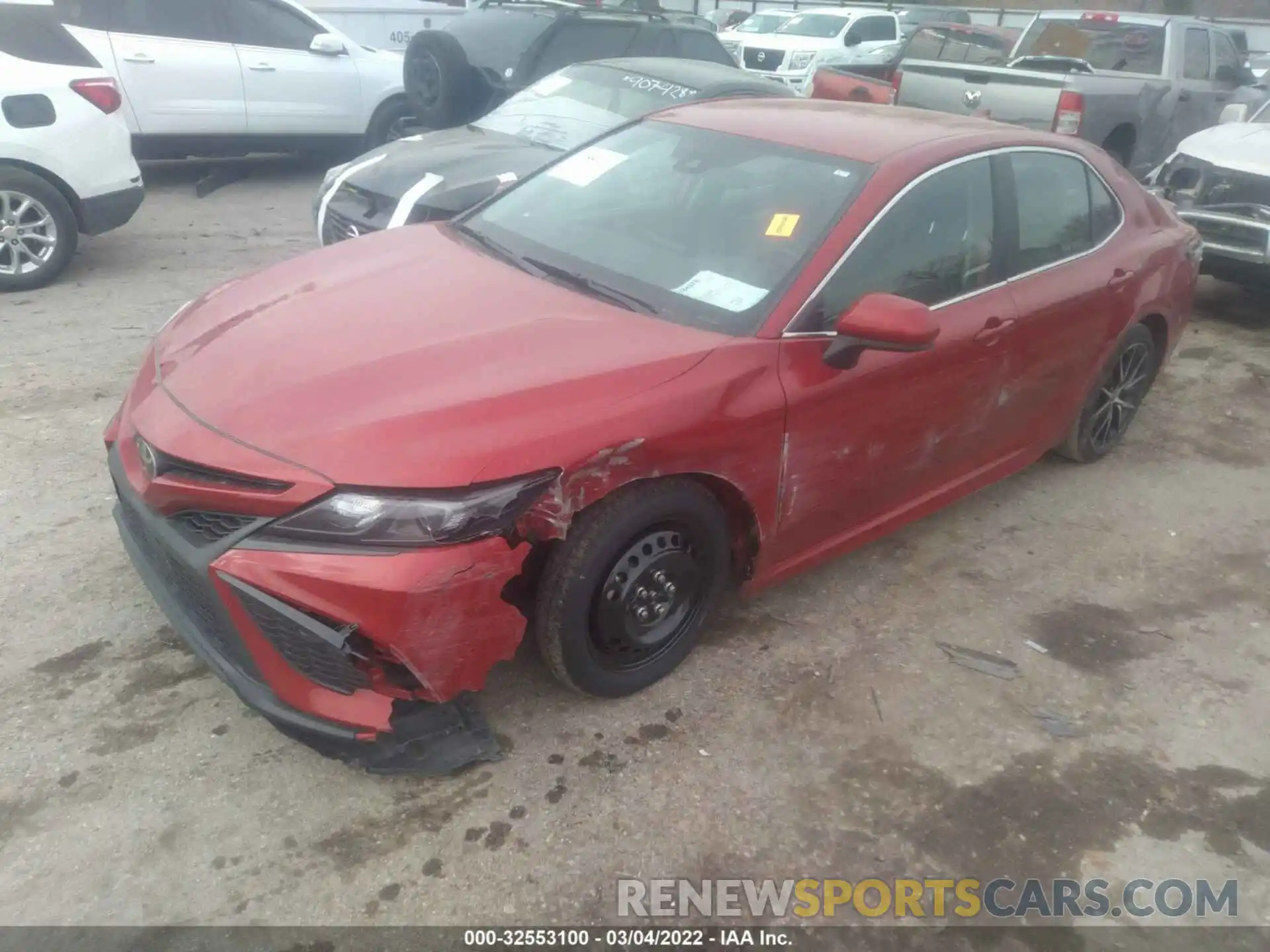 2 Photograph of a damaged car 4T1G11AK1MU415985 TOYOTA CAMRY 2021