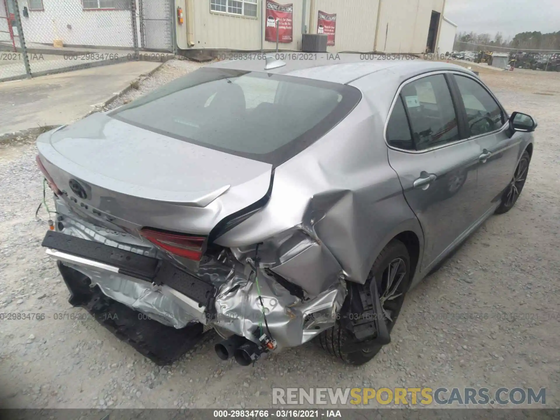 4 Photograph of a damaged car 4T1G11AK1MU418692 TOYOTA CAMRY 2021