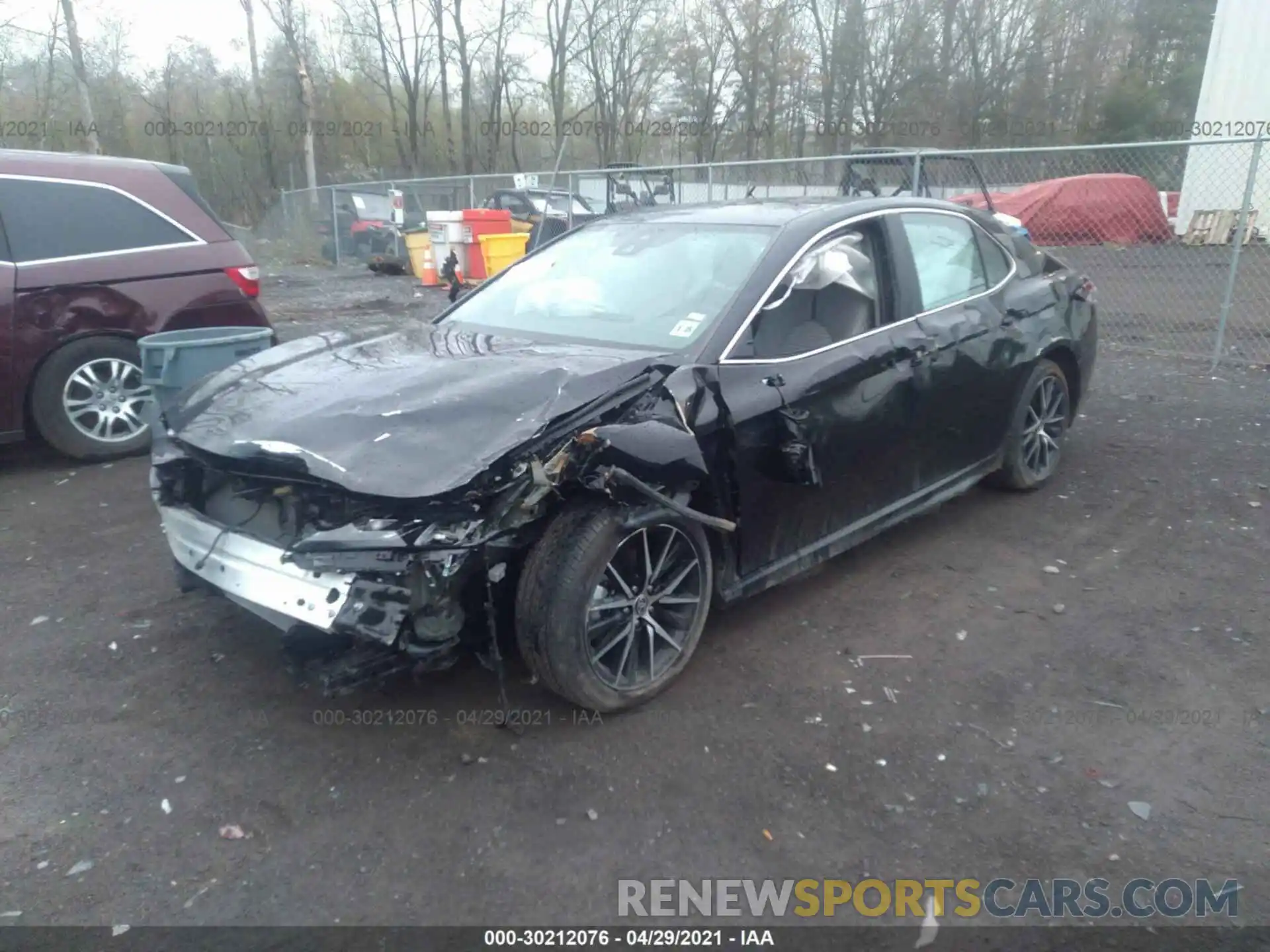 2 Photograph of a damaged car 4T1G11AK1MU427408 TOYOTA CAMRY 2021