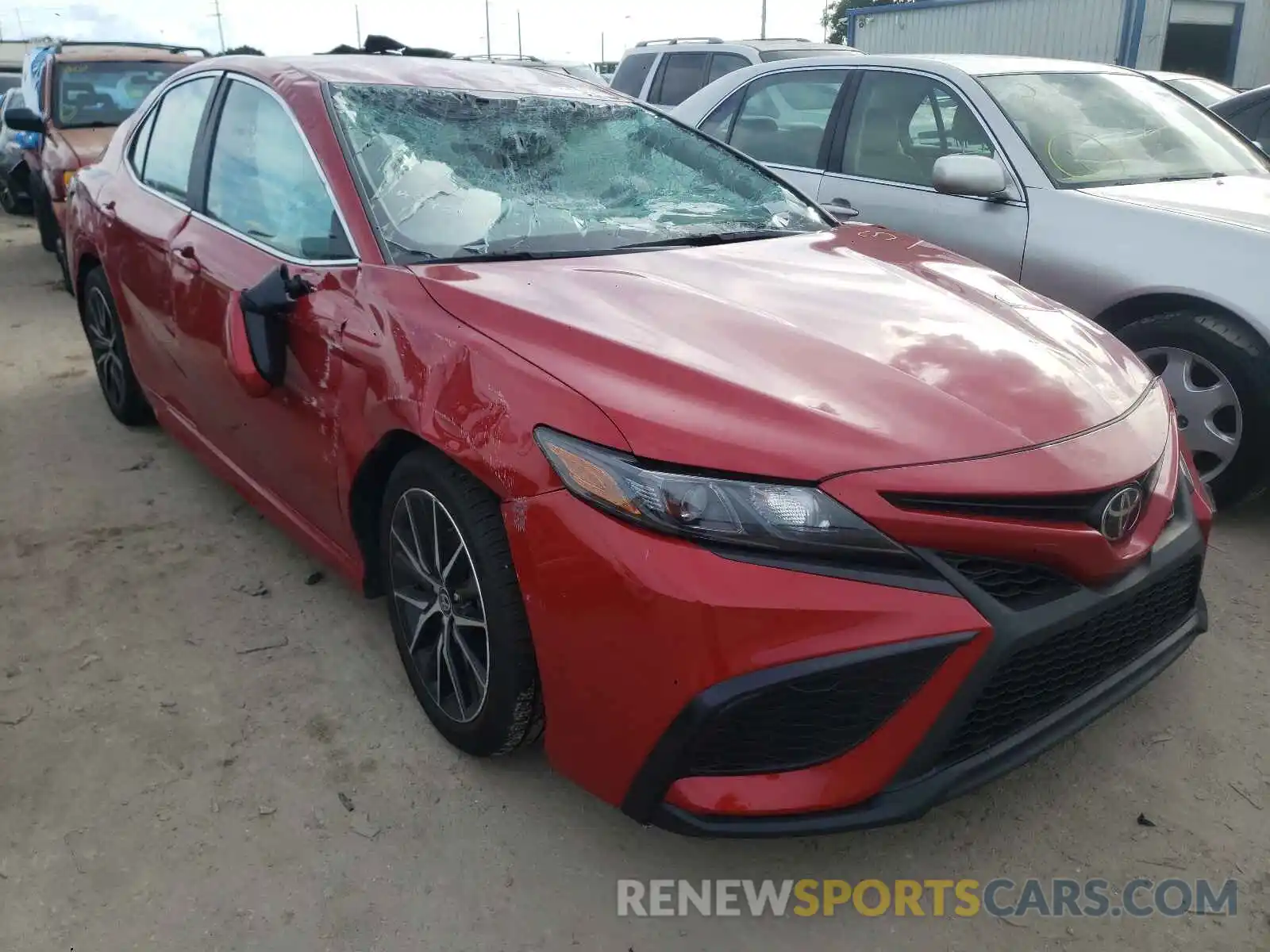 1 Photograph of a damaged car 4T1G11AK1MU429420 TOYOTA CAMRY 2021