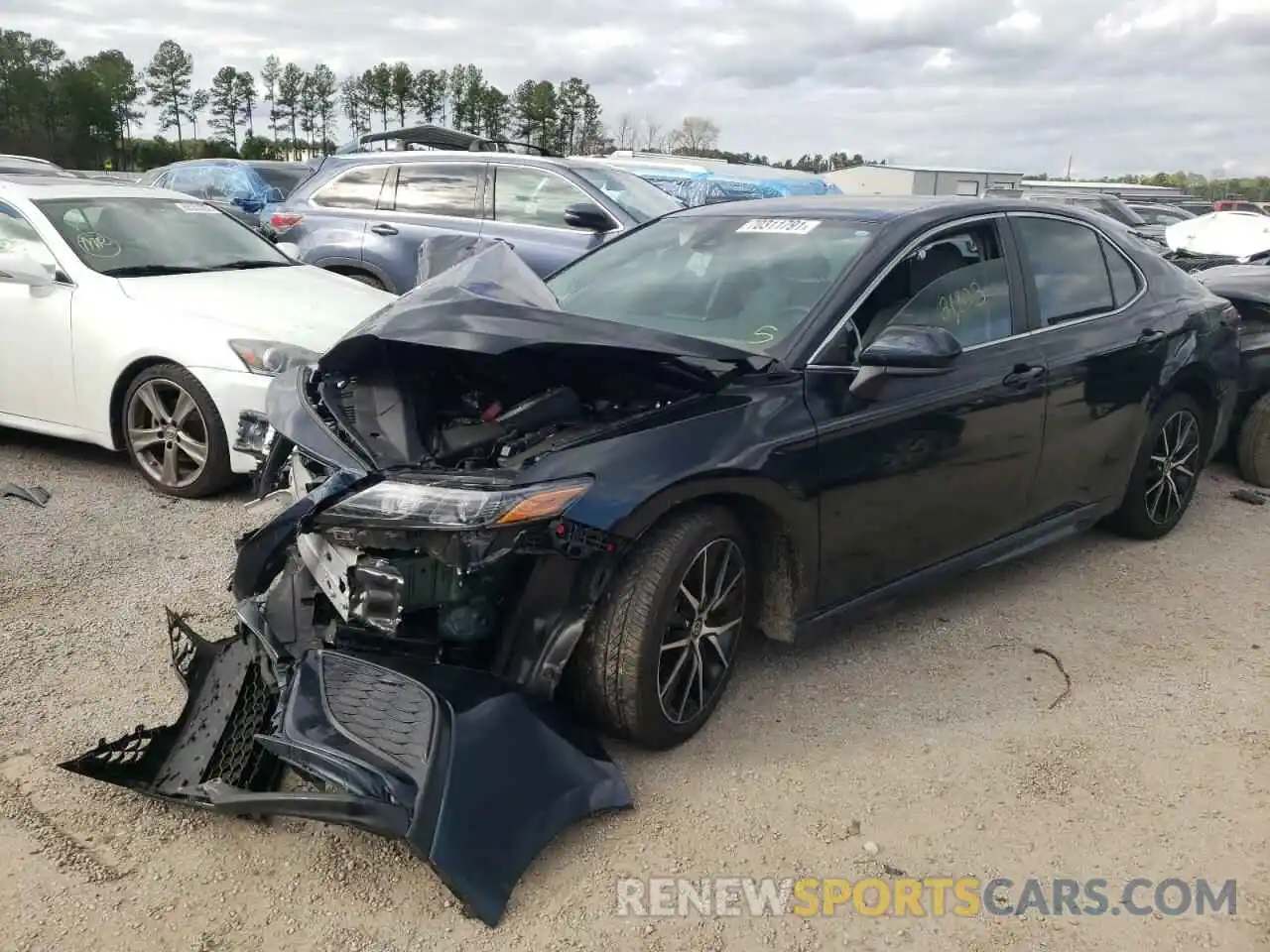 2 Photograph of a damaged car 4T1G11AK1MU430518 TOYOTA CAMRY 2021