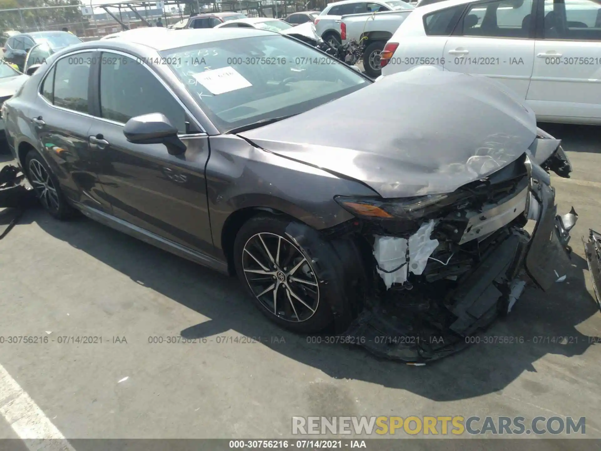 1 Photograph of a damaged car 4T1G11AK1MU434598 TOYOTA CAMRY 2021