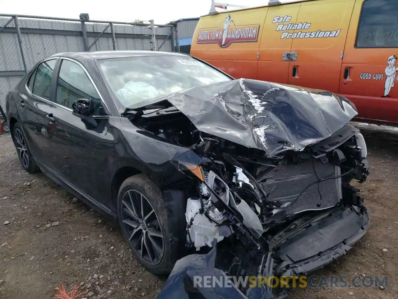 1 Photograph of a damaged car 4T1G11AK1MU441583 TOYOTA CAMRY 2021