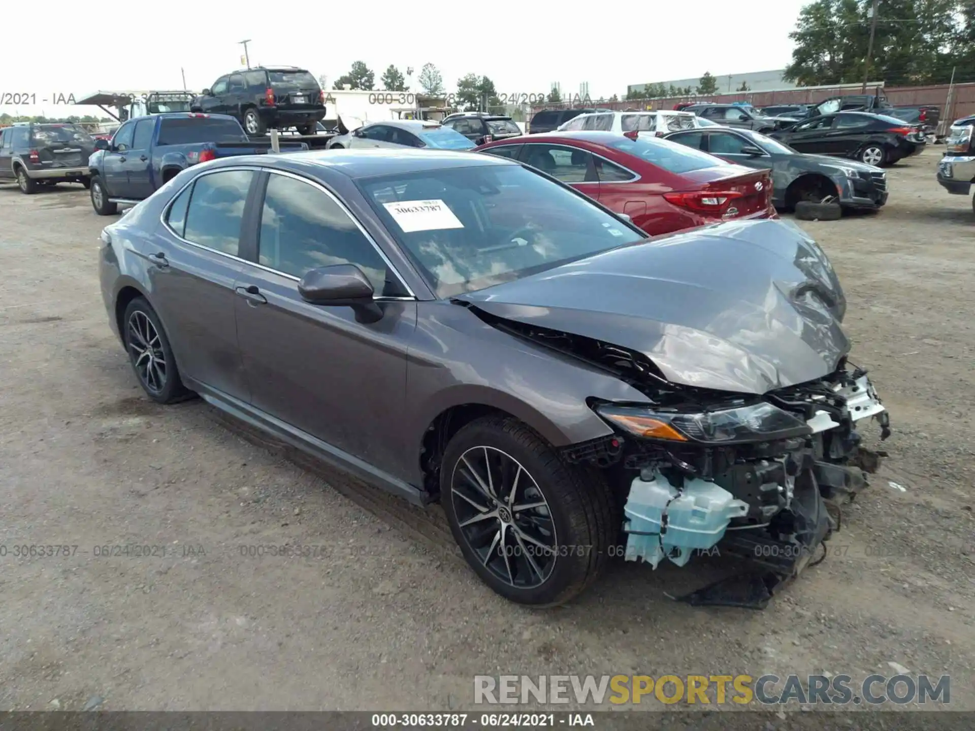 1 Photograph of a damaged car 4T1G11AK1MU445195 TOYOTA CAMRY 2021