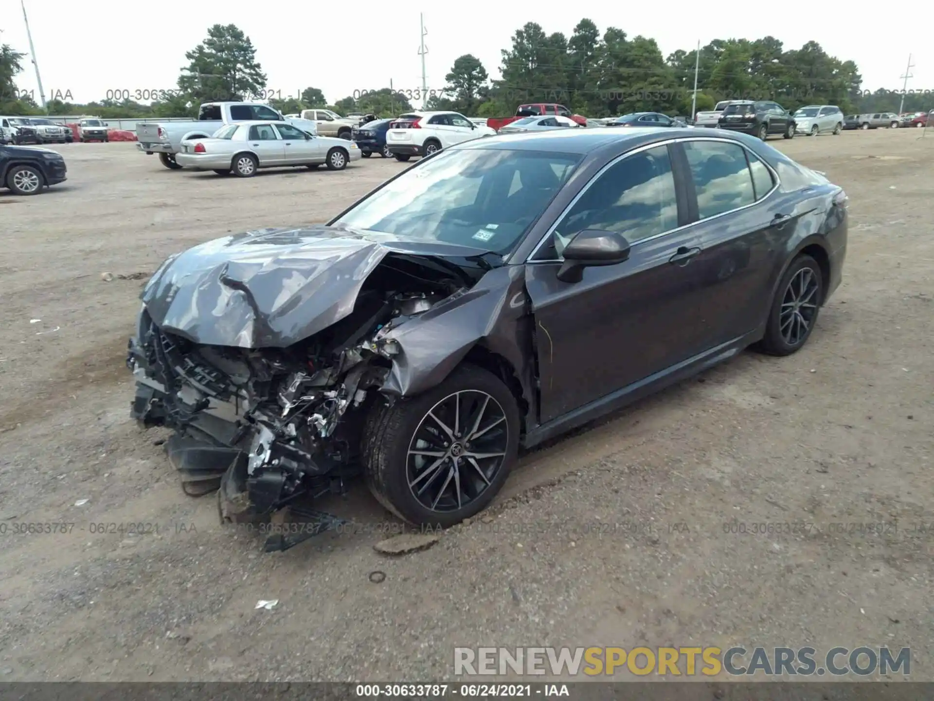 2 Photograph of a damaged car 4T1G11AK1MU445195 TOYOTA CAMRY 2021