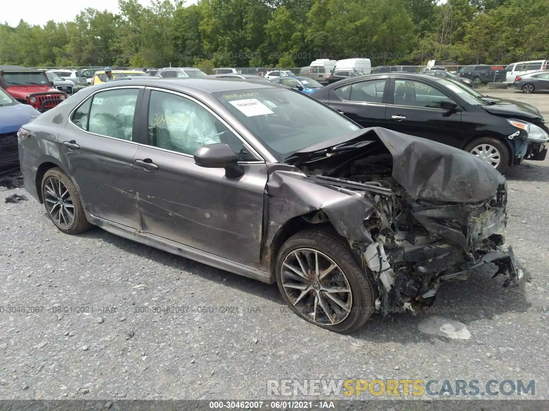 1 Photograph of a damaged car 4T1G11AK1MU445603 TOYOTA CAMRY 2021