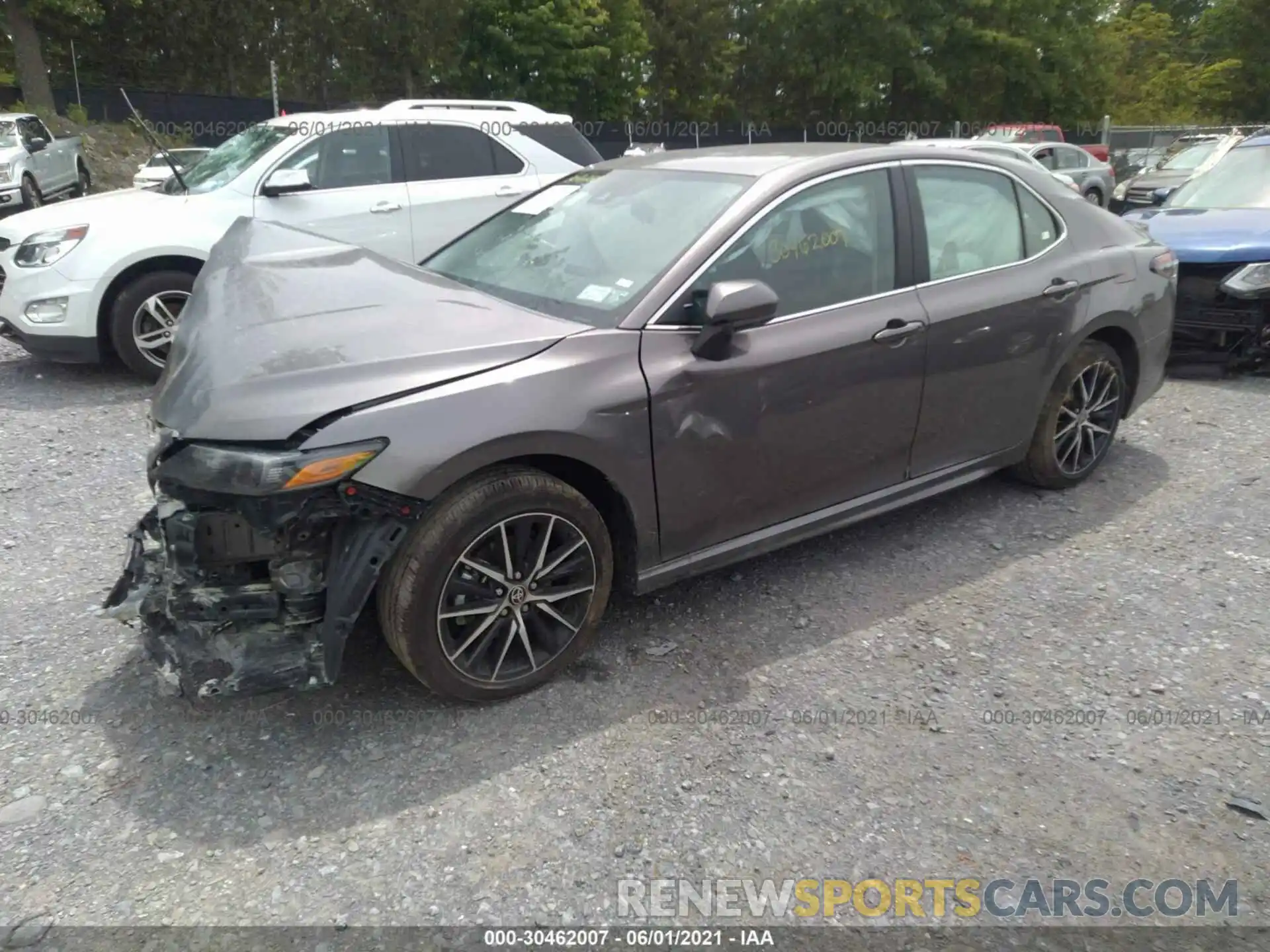 2 Photograph of a damaged car 4T1G11AK1MU445603 TOYOTA CAMRY 2021