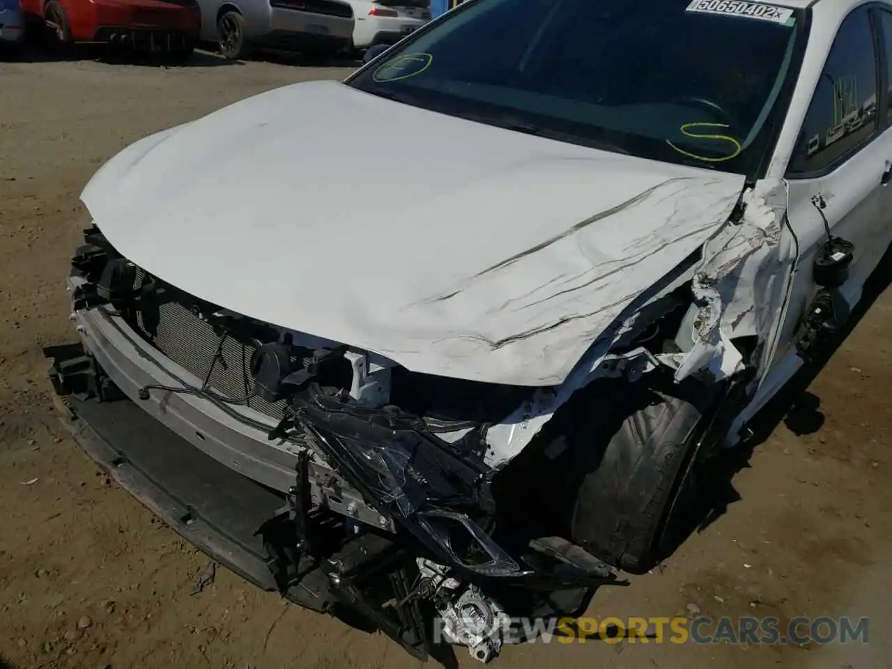 9 Photograph of a damaged car 4T1G11AK1MU455581 TOYOTA CAMRY 2021