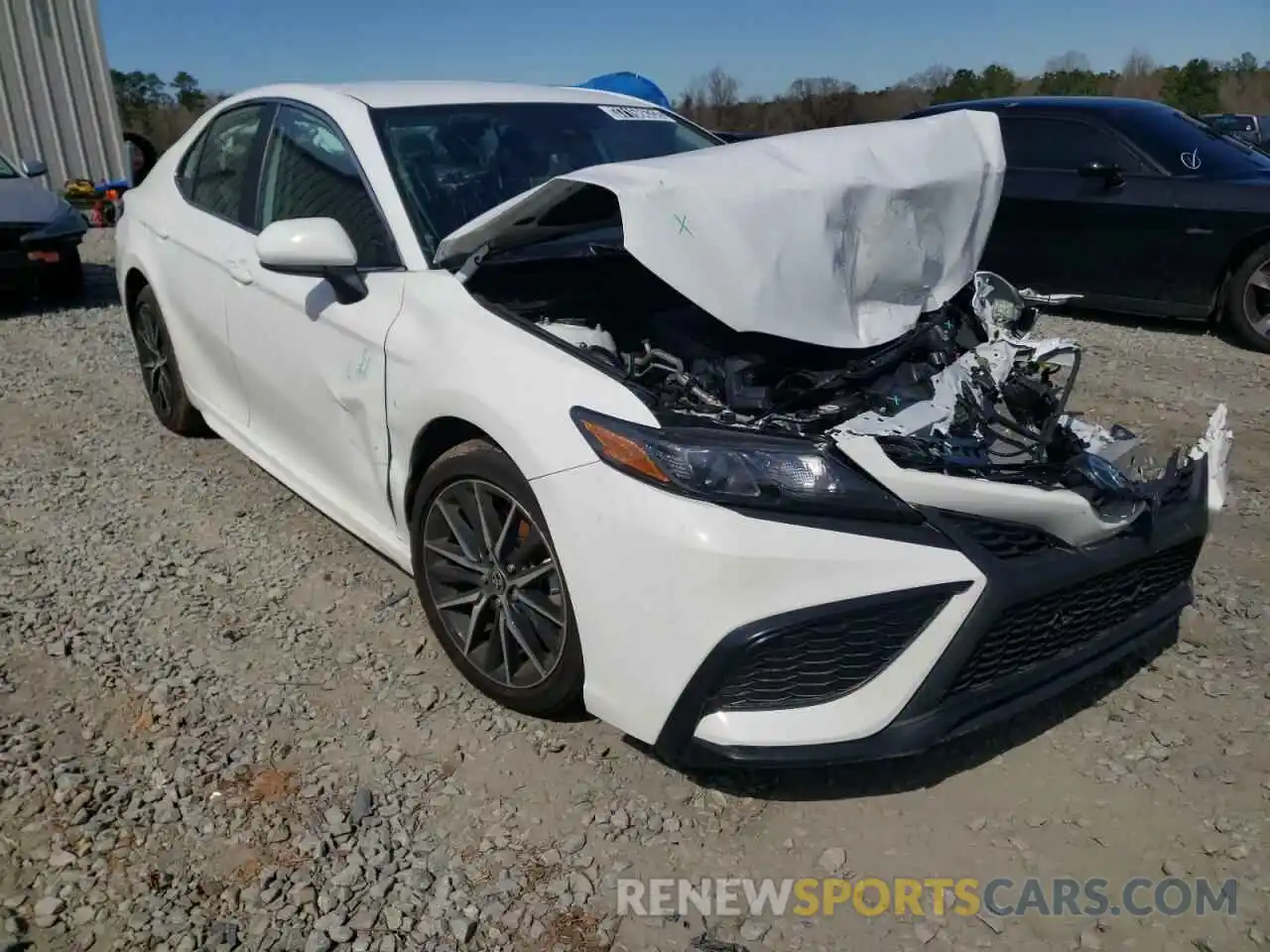 1 Photograph of a damaged car 4T1G11AK1MU455774 TOYOTA CAMRY 2021