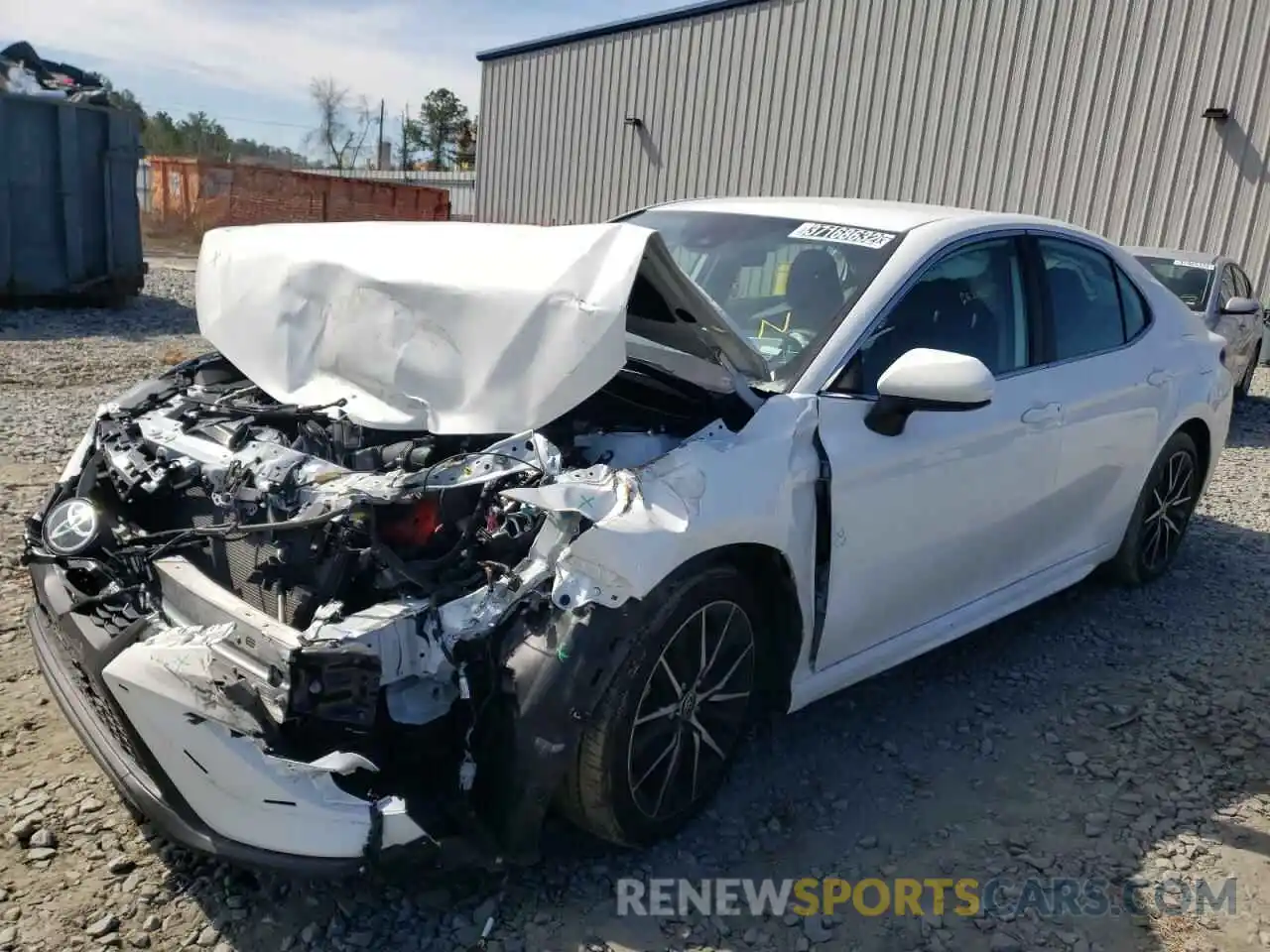 2 Photograph of a damaged car 4T1G11AK1MU455774 TOYOTA CAMRY 2021