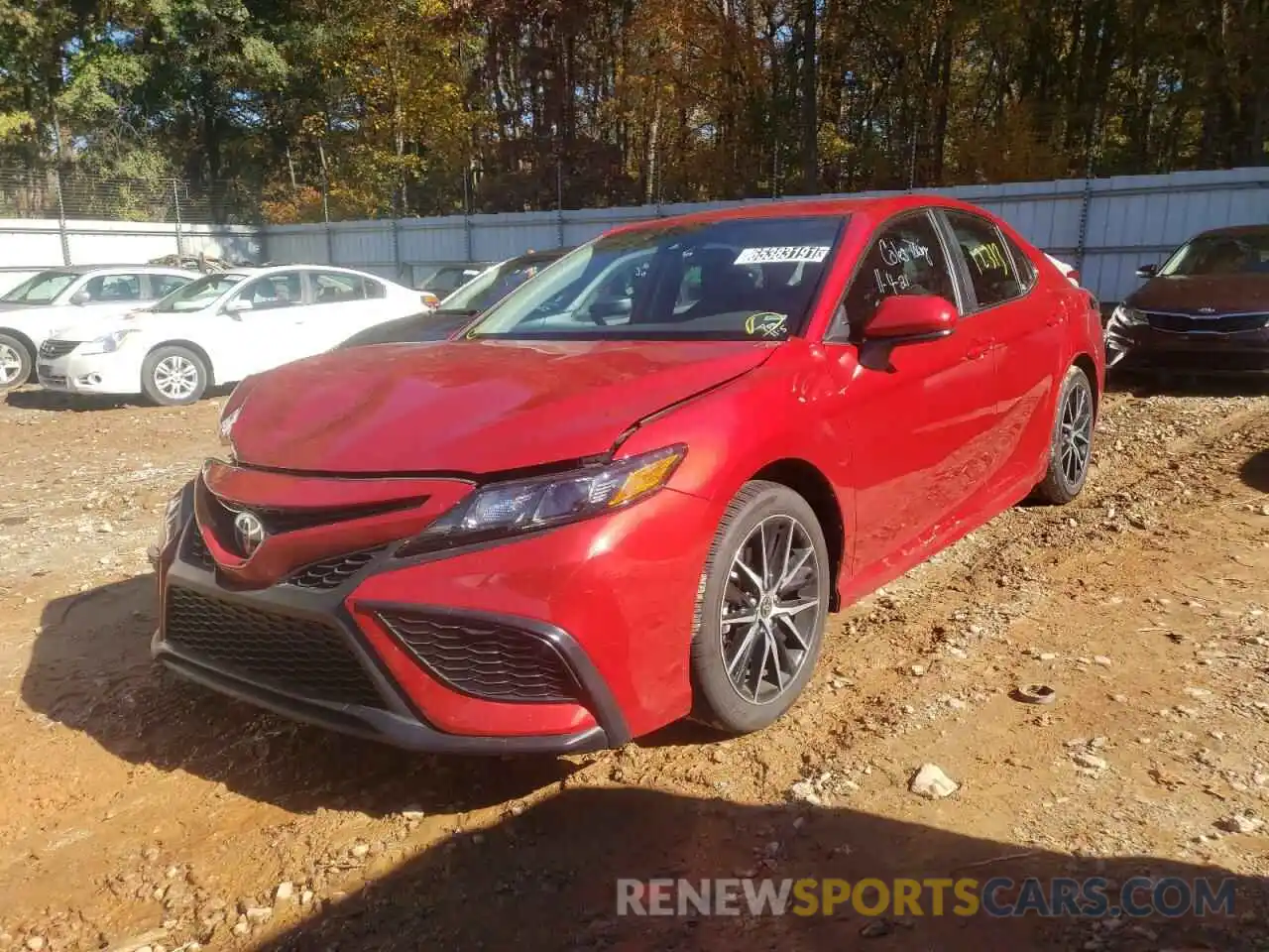 2 Photograph of a damaged car 4T1G11AK1MU466077 TOYOTA CAMRY 2021