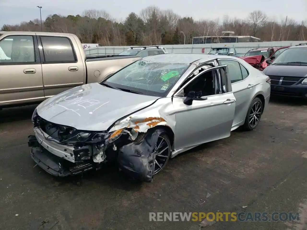 2 Photograph of a damaged car 4T1G11AK1MU467066 TOYOTA CAMRY 2021