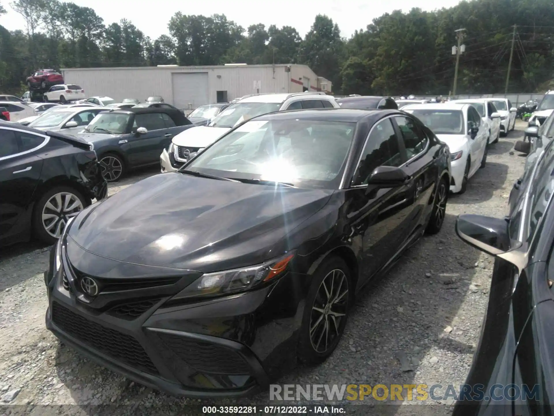 2 Photograph of a damaged car 4T1G11AK1MU473790 TOYOTA CAMRY 2021