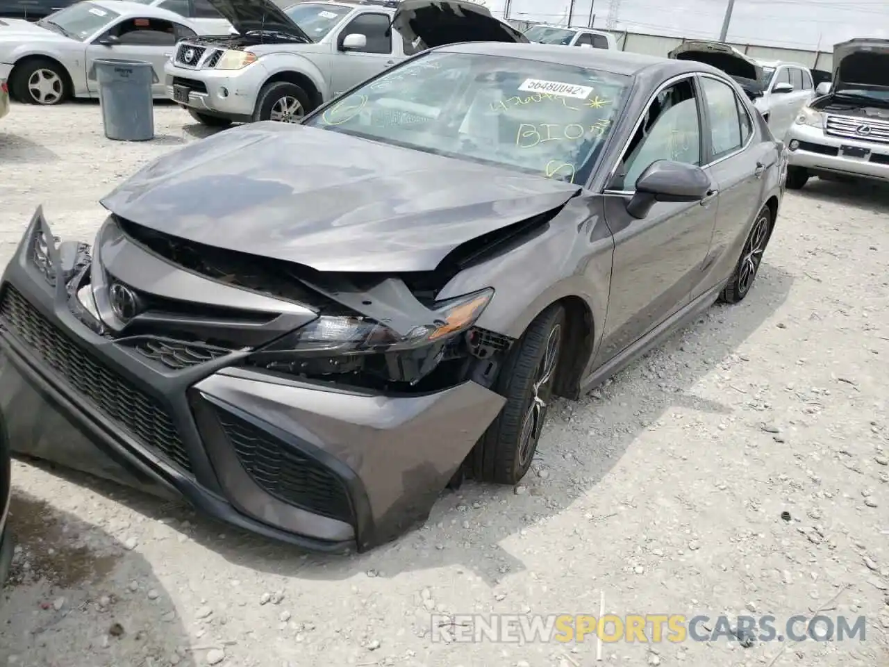 2 Photograph of a damaged car 4T1G11AK1MU476043 TOYOTA CAMRY 2021