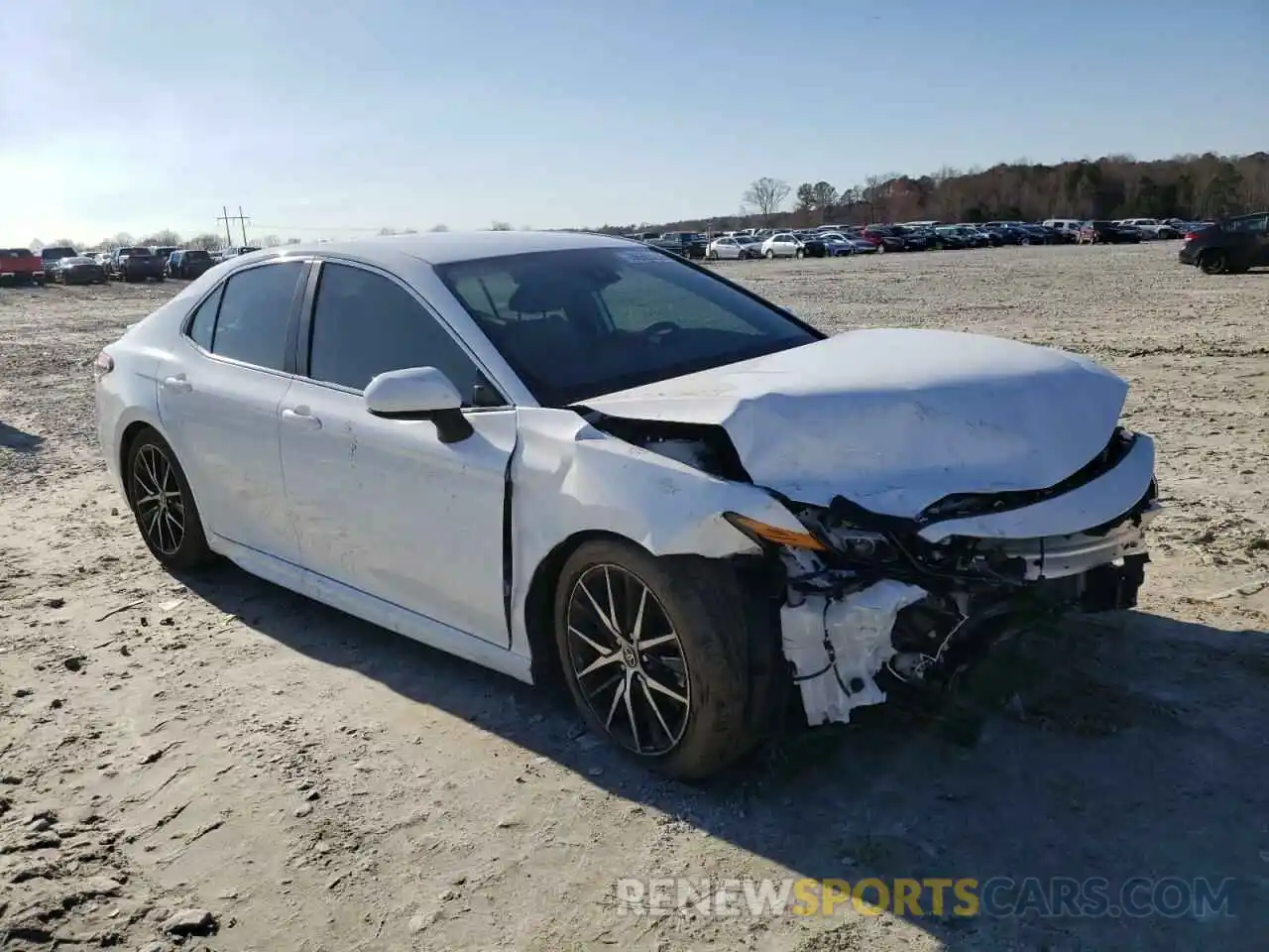 1 Photograph of a damaged car 4T1G11AK1MU491920 TOYOTA CAMRY 2021