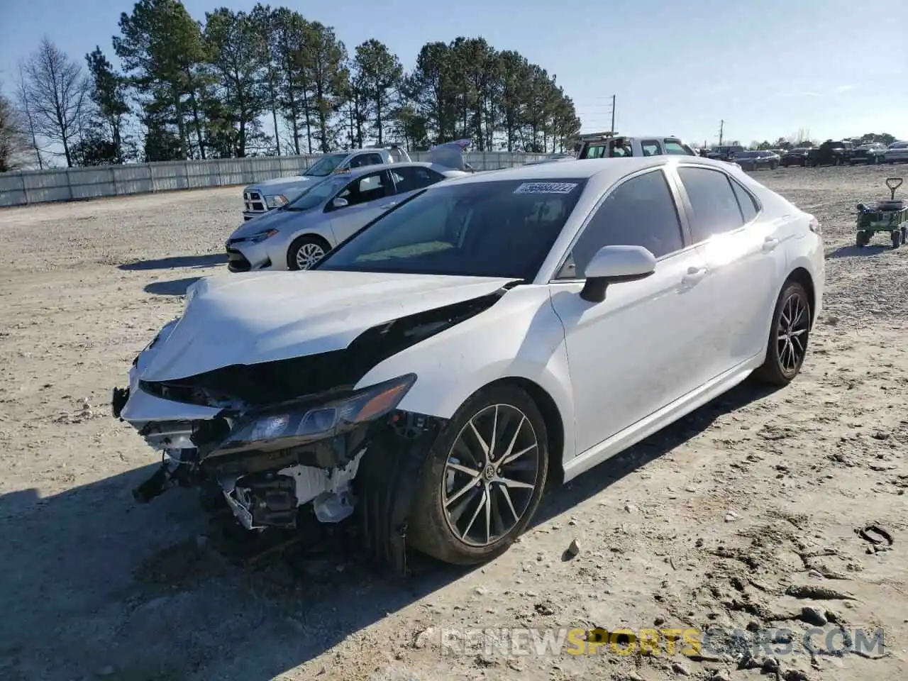 2 Photograph of a damaged car 4T1G11AK1MU491920 TOYOTA CAMRY 2021