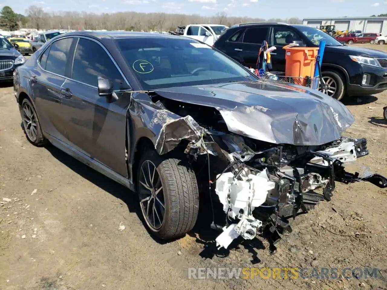 1 Photograph of a damaged car 4T1G11AK1MU496809 TOYOTA CAMRY 2021