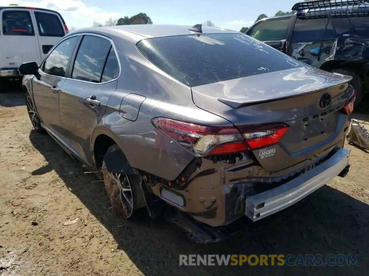 3 Photograph of a damaged car 4T1G11AK1MU496809 TOYOTA CAMRY 2021