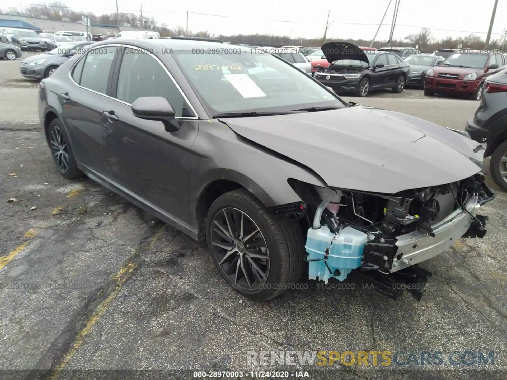 1 Photograph of a damaged car 4T1G11AK1MU512717 TOYOTA CAMRY 2021