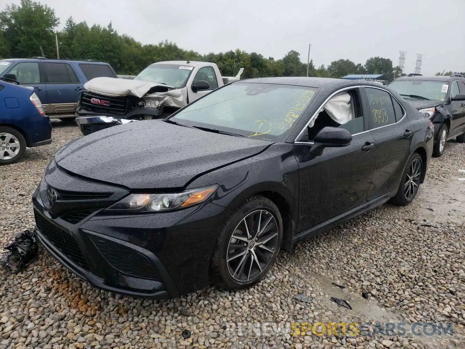 2 Photograph of a damaged car 4T1G11AK1MU514757 TOYOTA CAMRY 2021