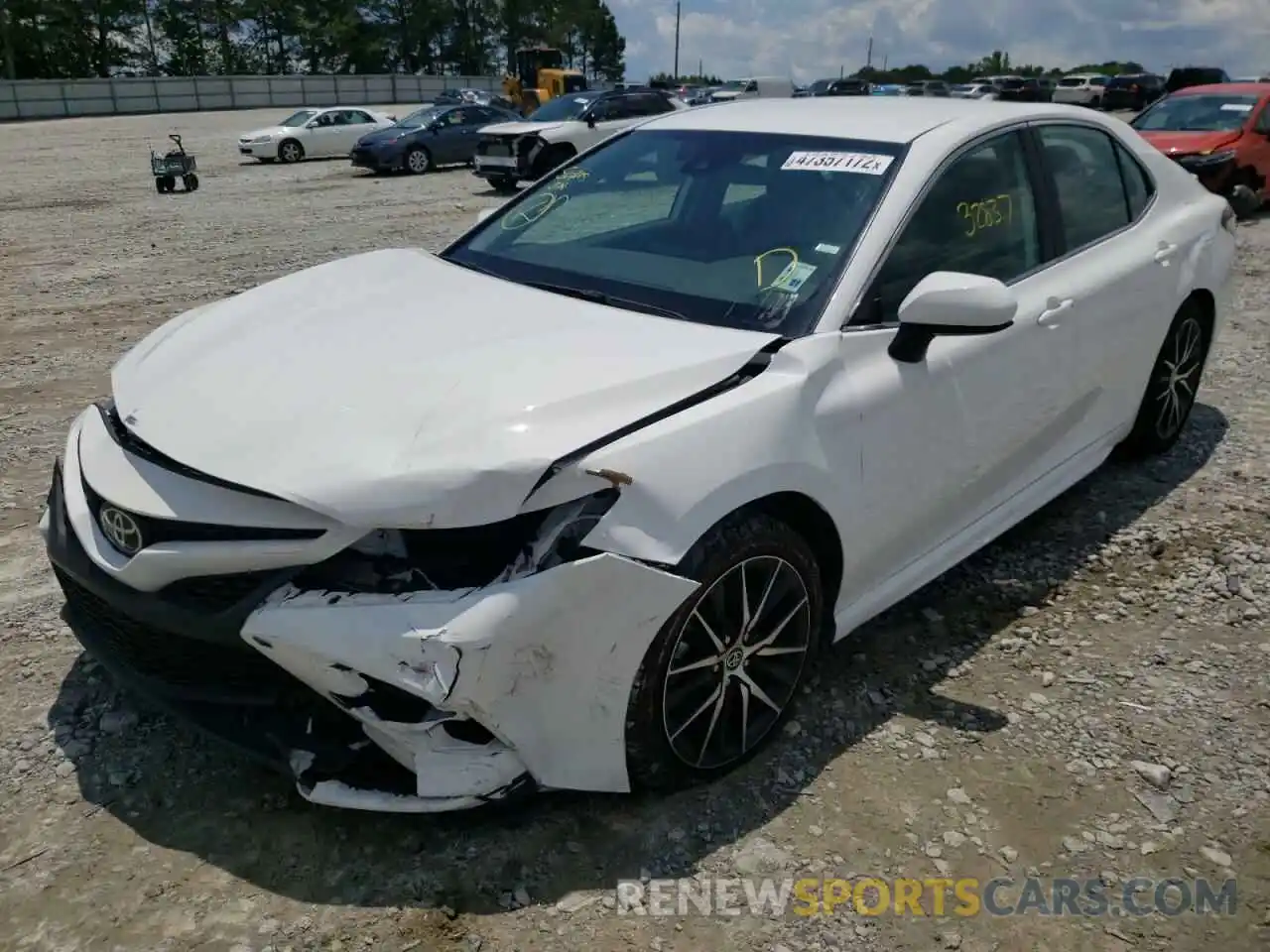 2 Photograph of a damaged car 4T1G11AK1MU517187 TOYOTA CAMRY 2021