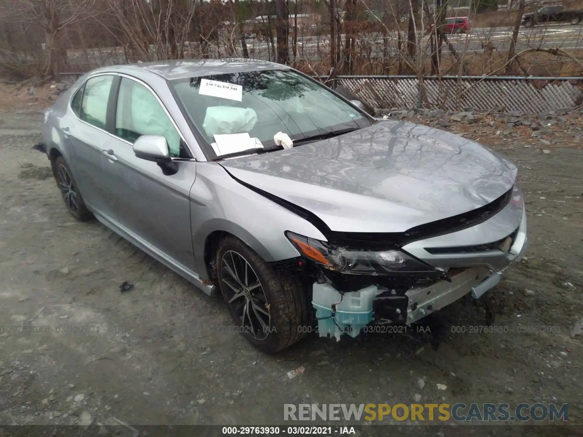 1 Photograph of a damaged car 4T1G11AK1MU517626 TOYOTA CAMRY 2021