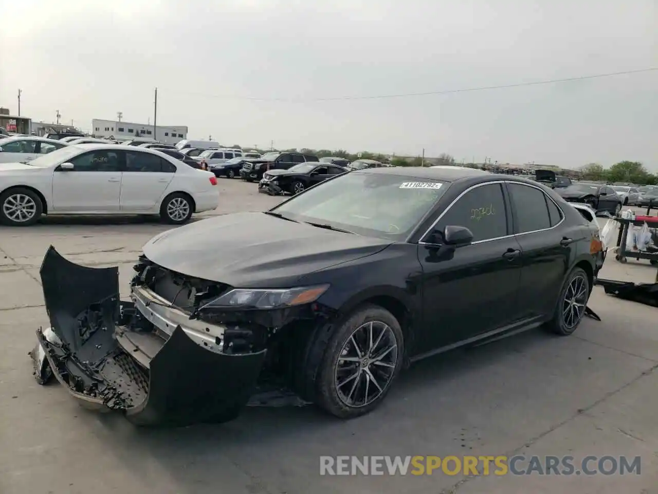 2 Photograph of a damaged car 4T1G11AK1MU522972 TOYOTA CAMRY 2021