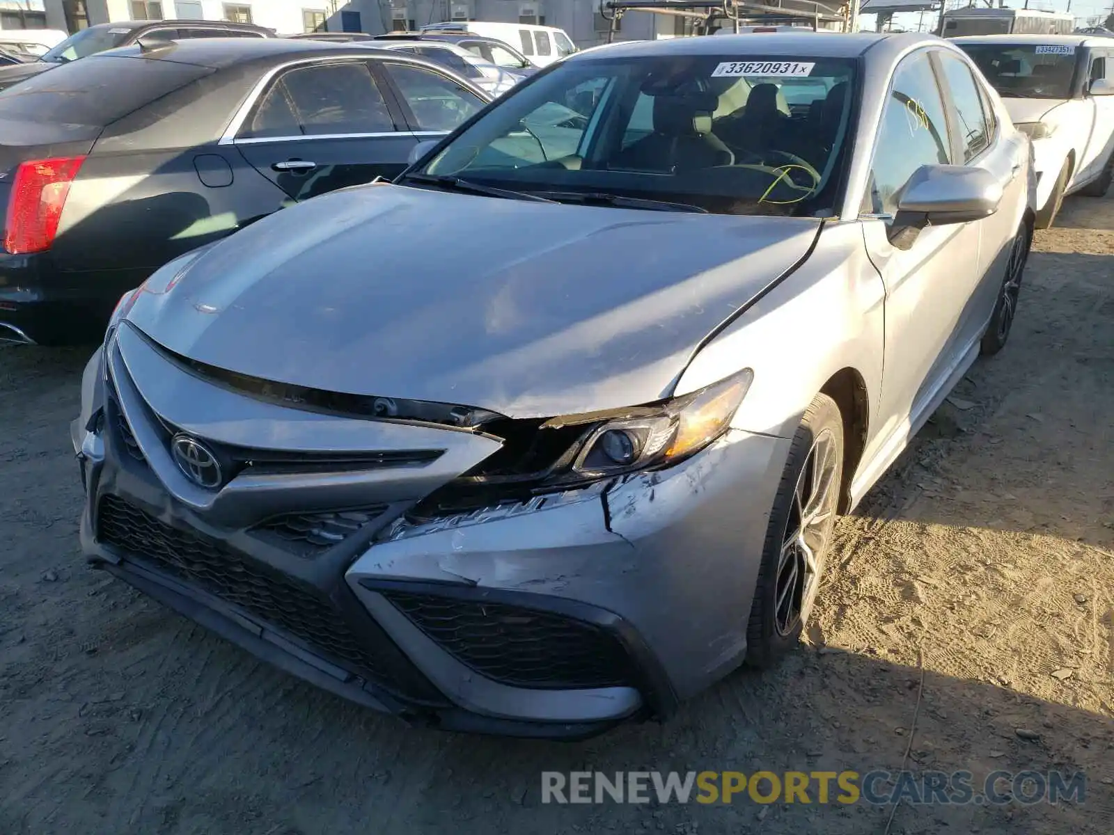 2 Photograph of a damaged car 4T1G11AK1MU523250 TOYOTA CAMRY 2021