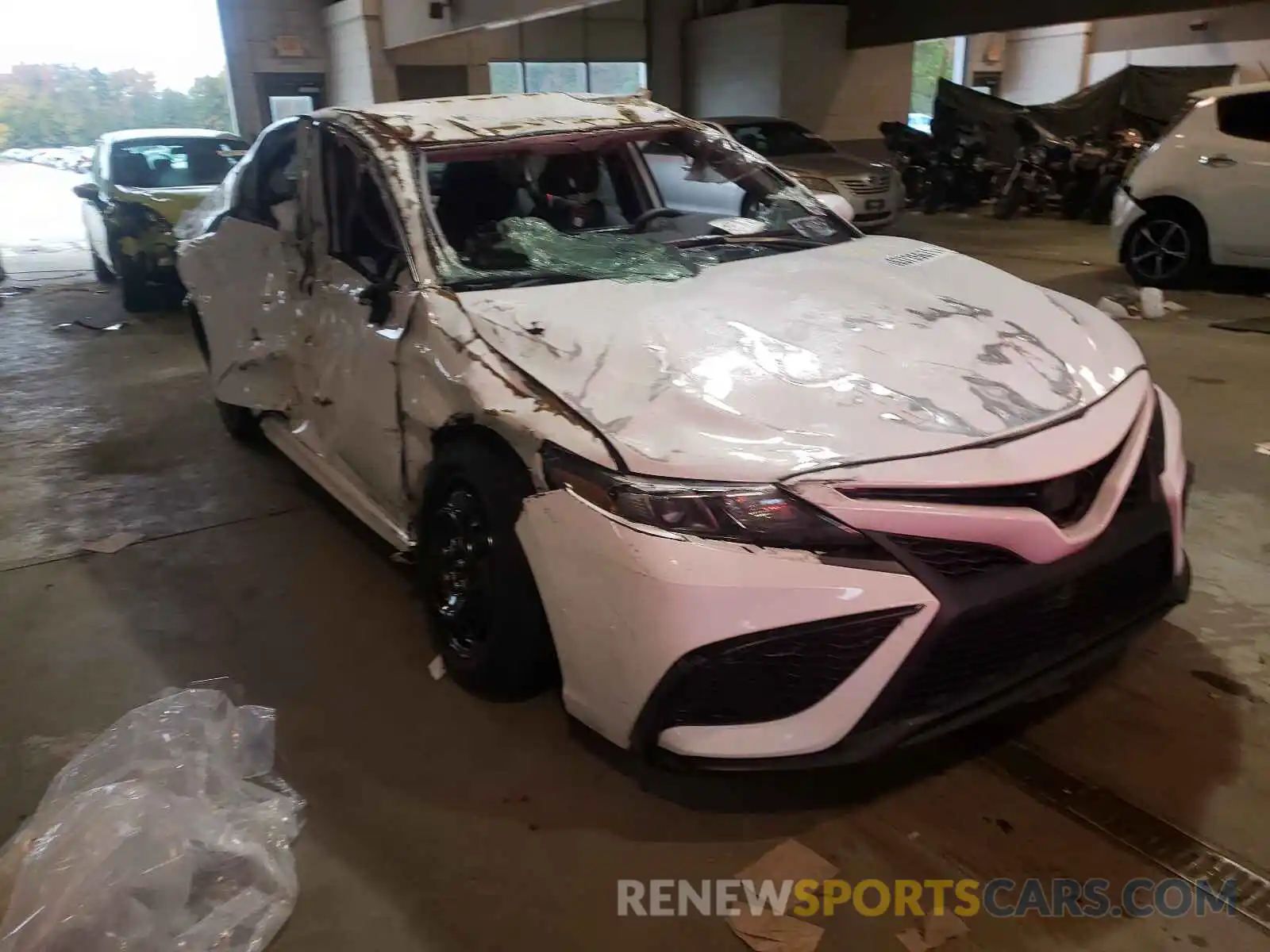 1 Photograph of a damaged car 4T1G11AK1MU523359 TOYOTA CAMRY 2021