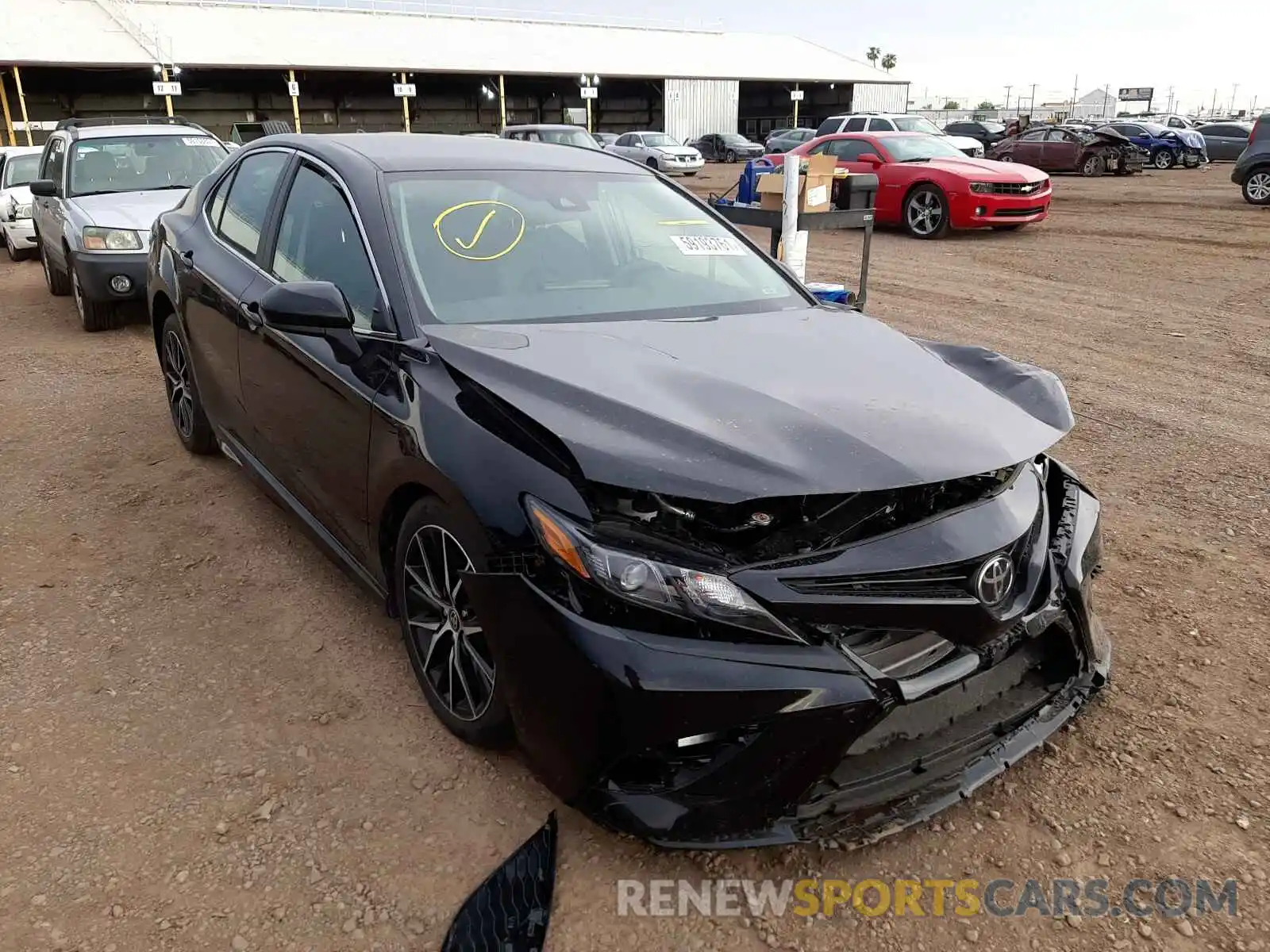 1 Photograph of a damaged car 4T1G11AK1MU535124 TOYOTA CAMRY 2021