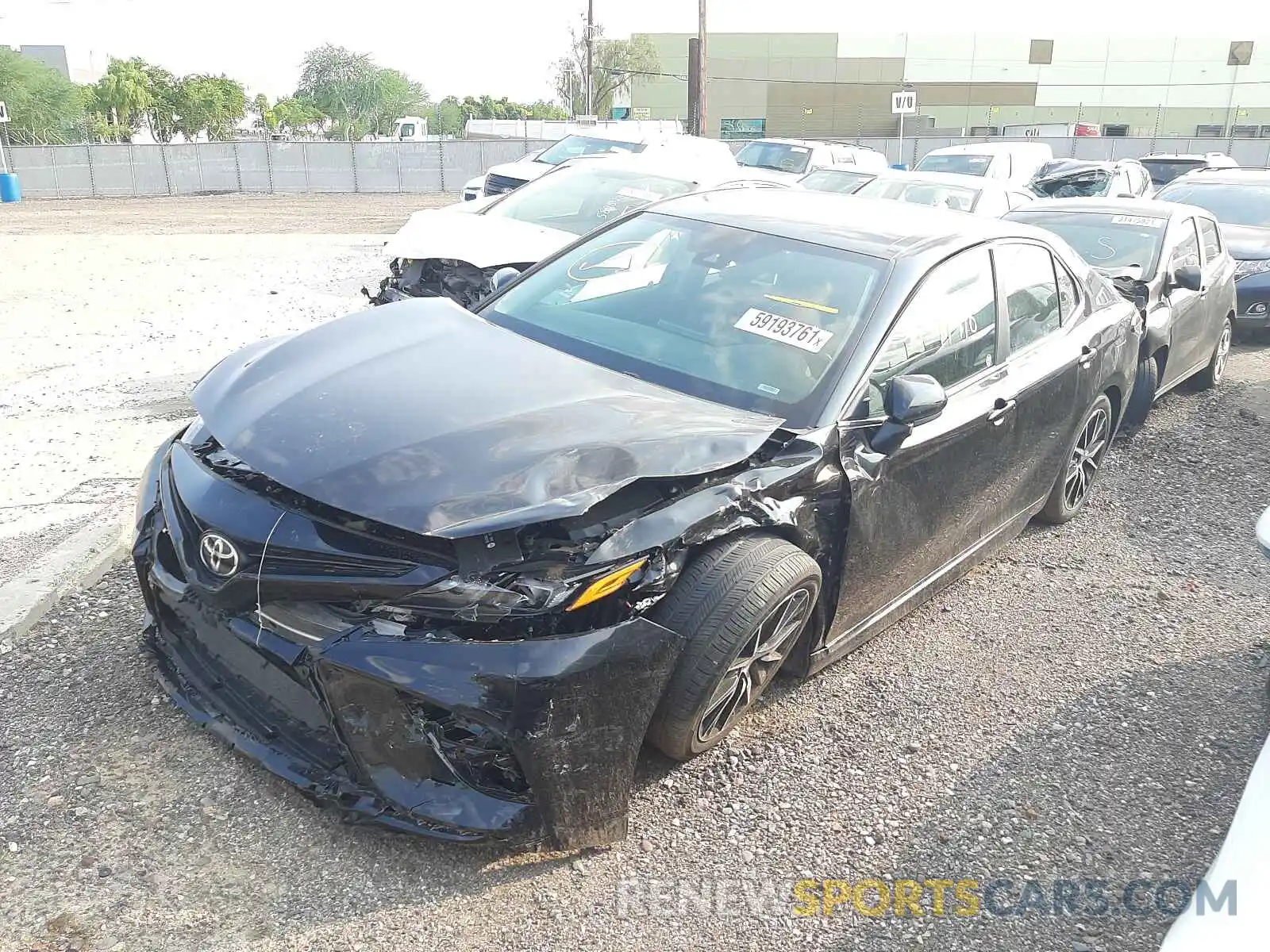 2 Photograph of a damaged car 4T1G11AK1MU535124 TOYOTA CAMRY 2021