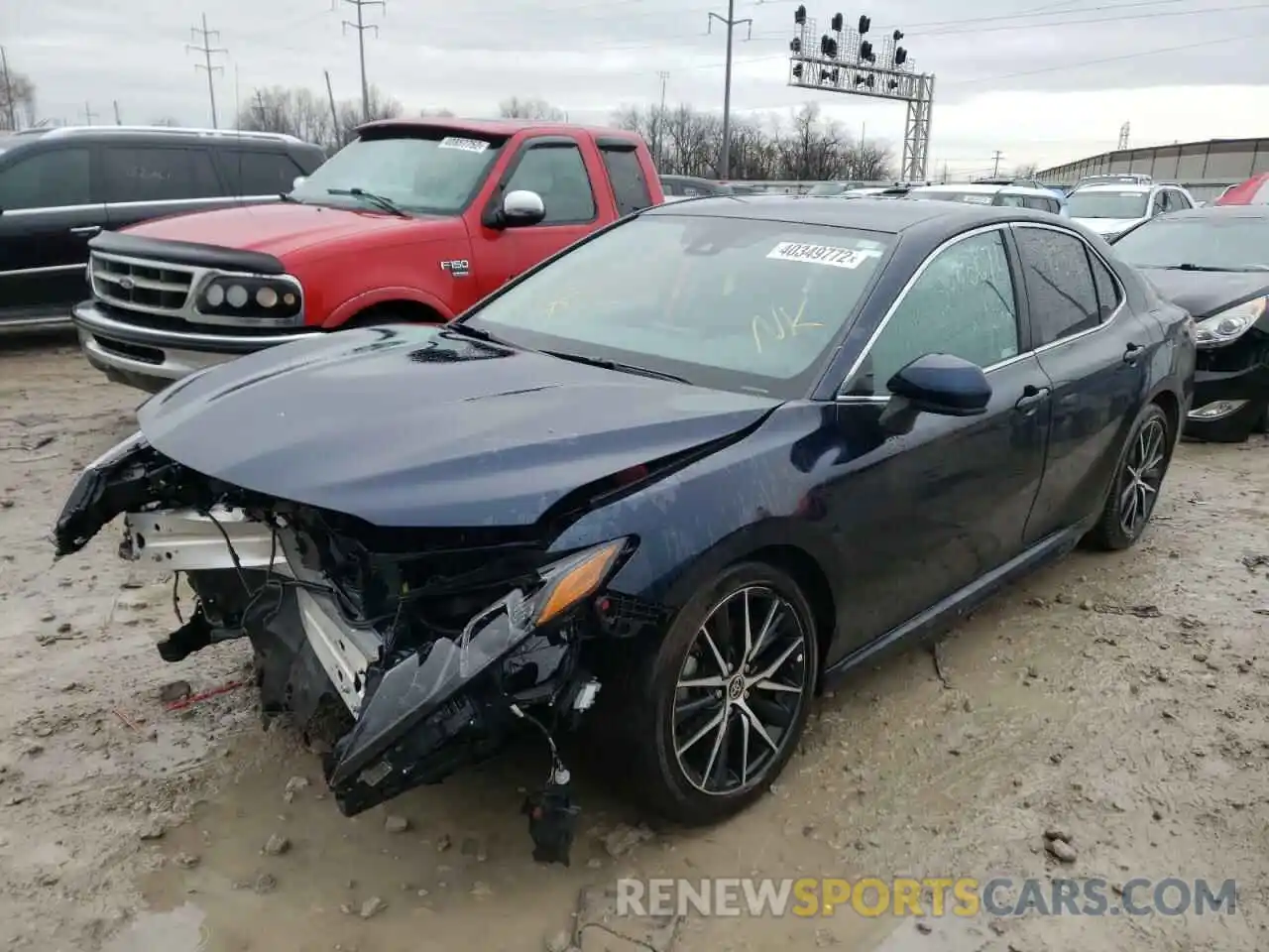 2 Photograph of a damaged car 4T1G11AK1MU538590 TOYOTA CAMRY 2021